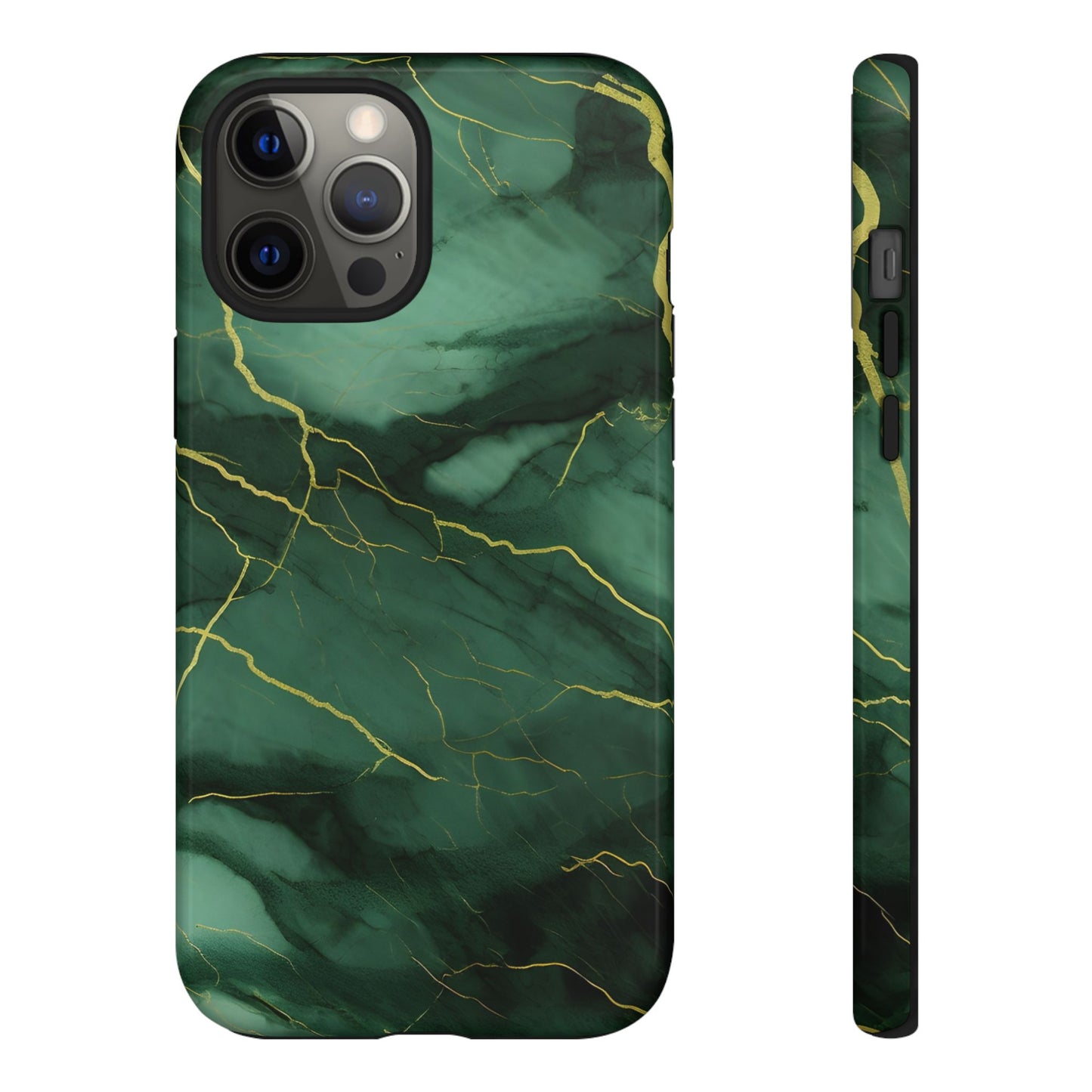 Hunter Green Marble - Tough Phone Case