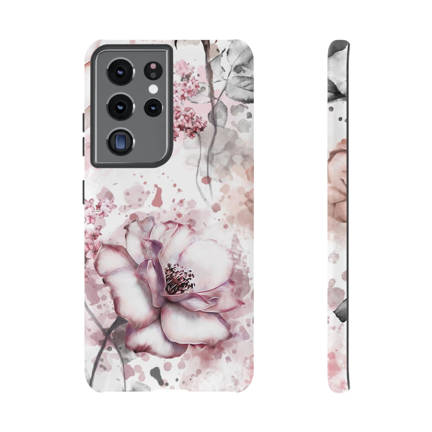 Pale Pink Florals  - Tough Phone Case