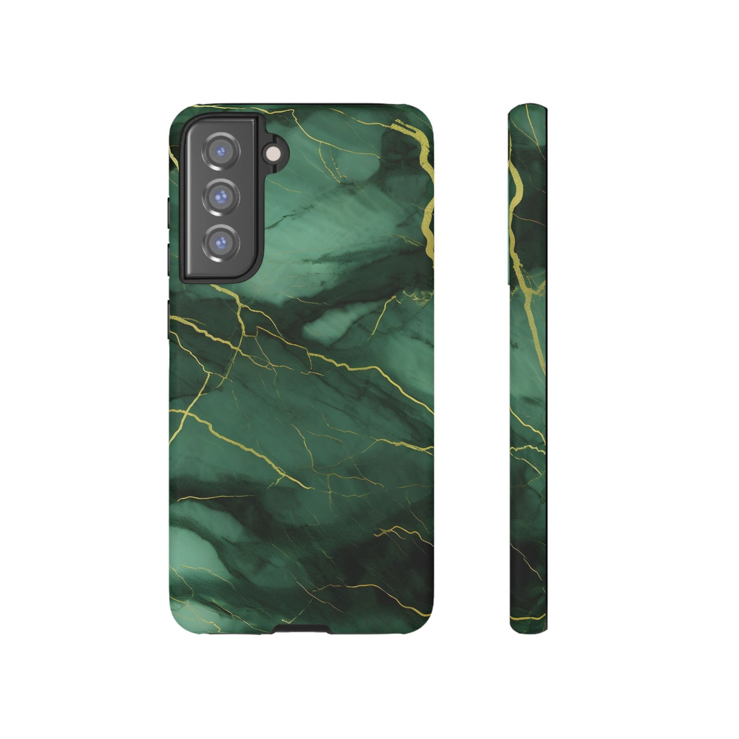 Hunter Green Marble - Tough Phone Case