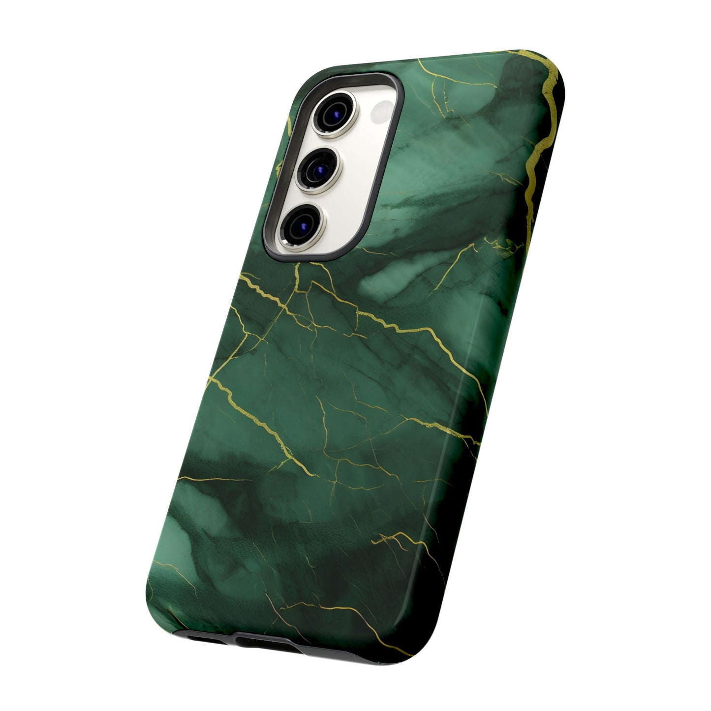 Hunter Green Marble - Tough Phone Case