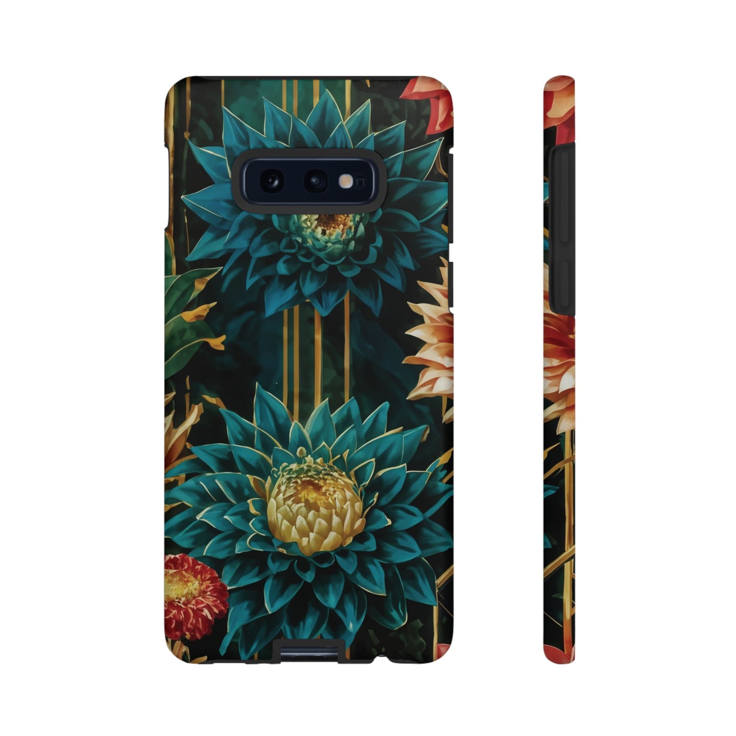 Bold Bloom Garden Tough Phone Case – Dramatic Florals for Statement-Makers