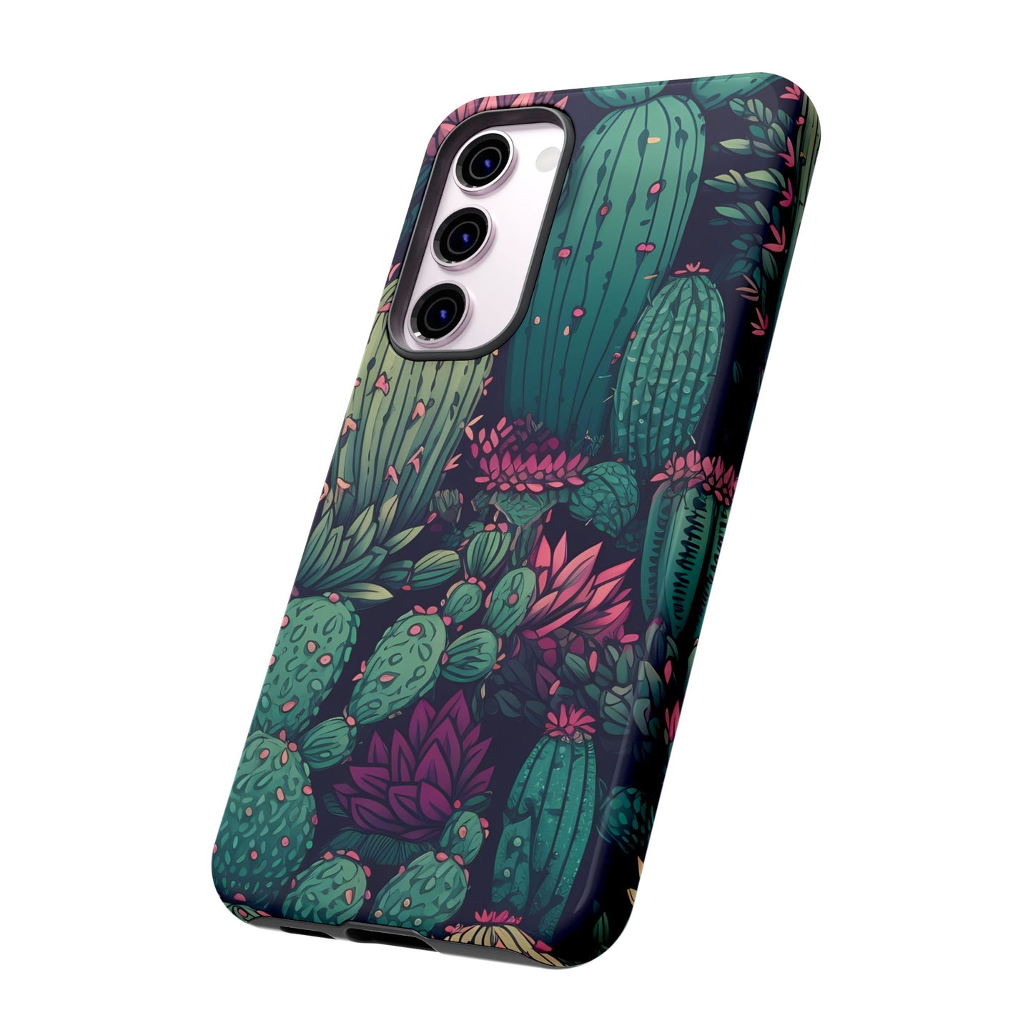Succulent Garden Tough Phone Case – Bold & Stylish Protection for Plant Lovers