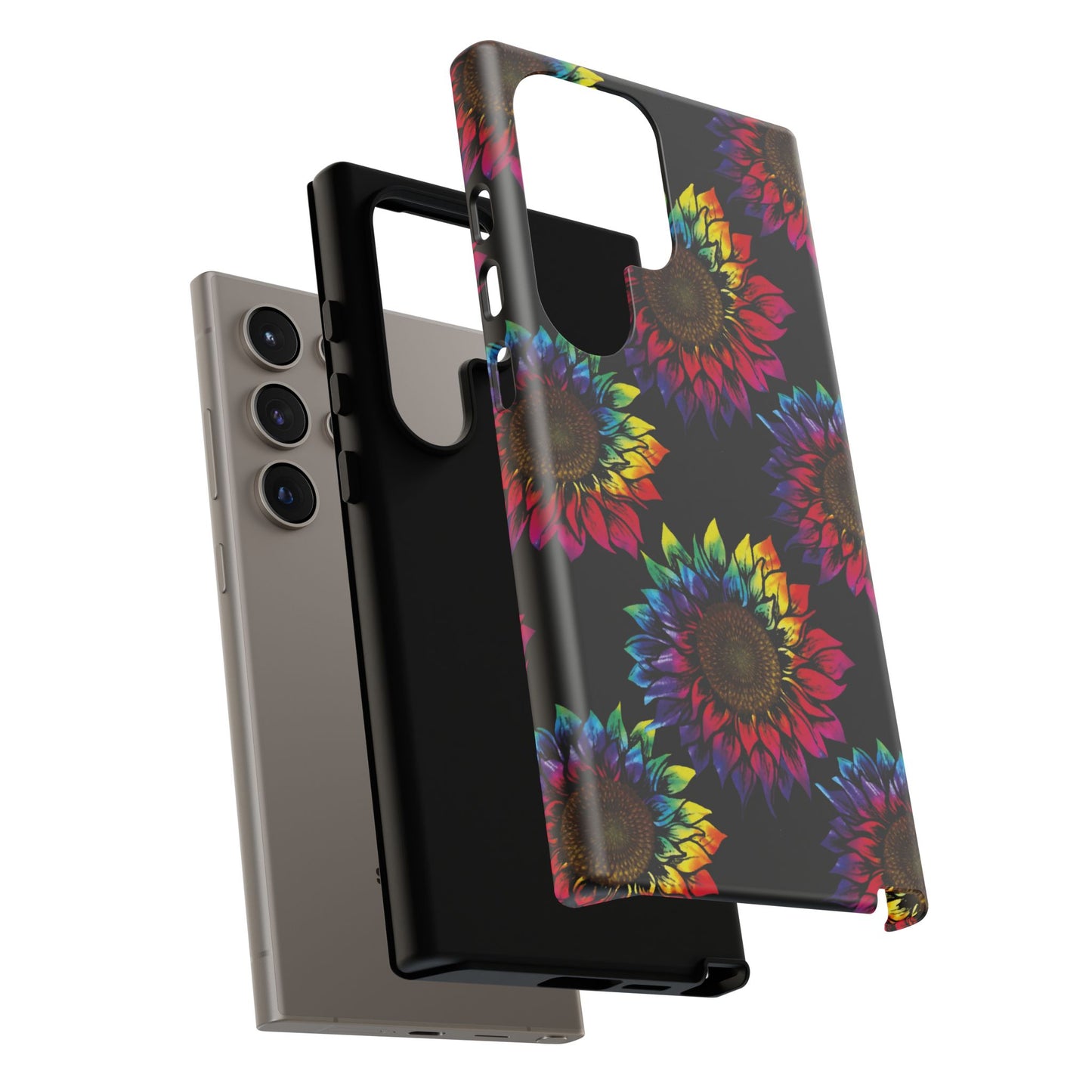 Rainbow Sunflowers - Tough Phone Case