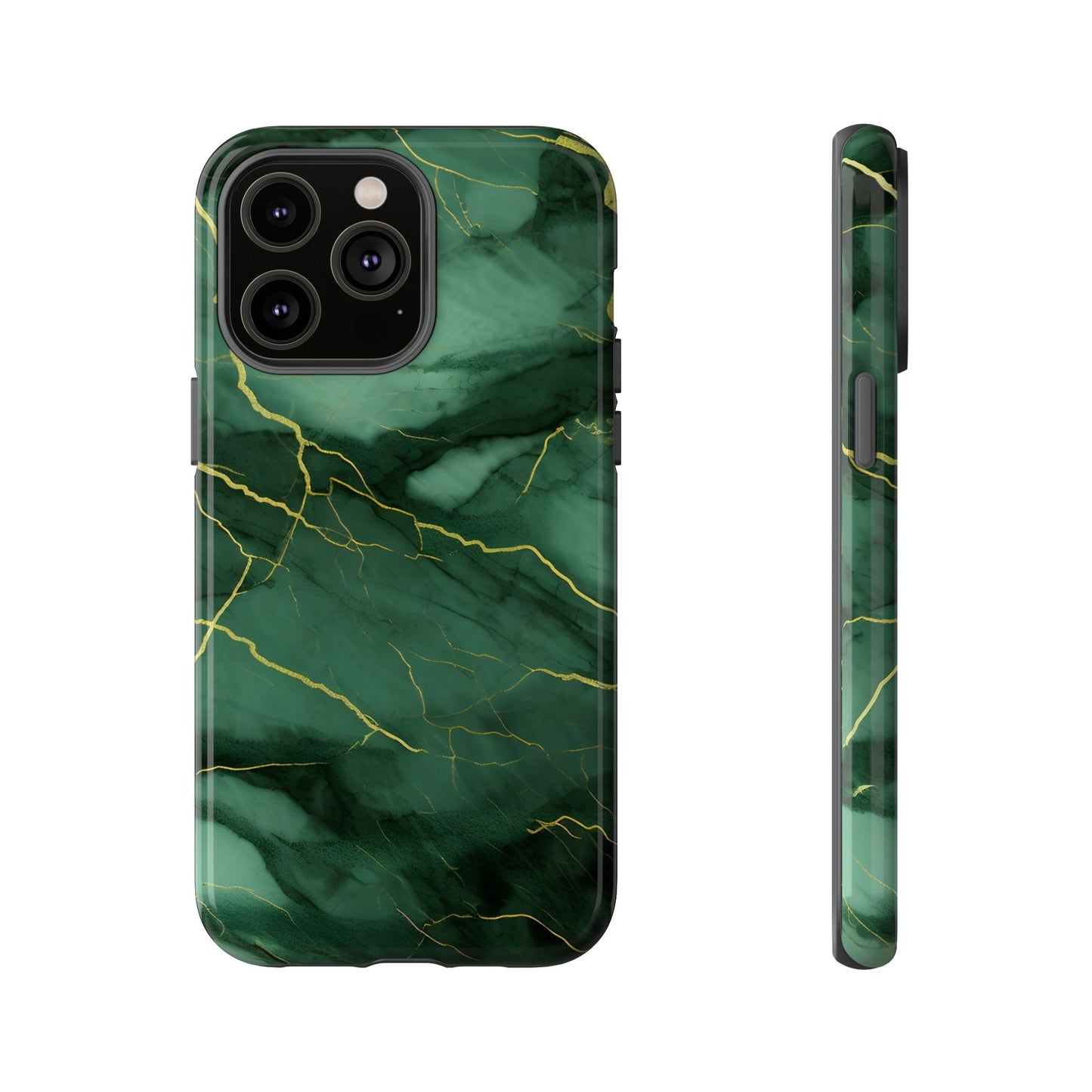 Hunter Green Marble - Tough Phone Case