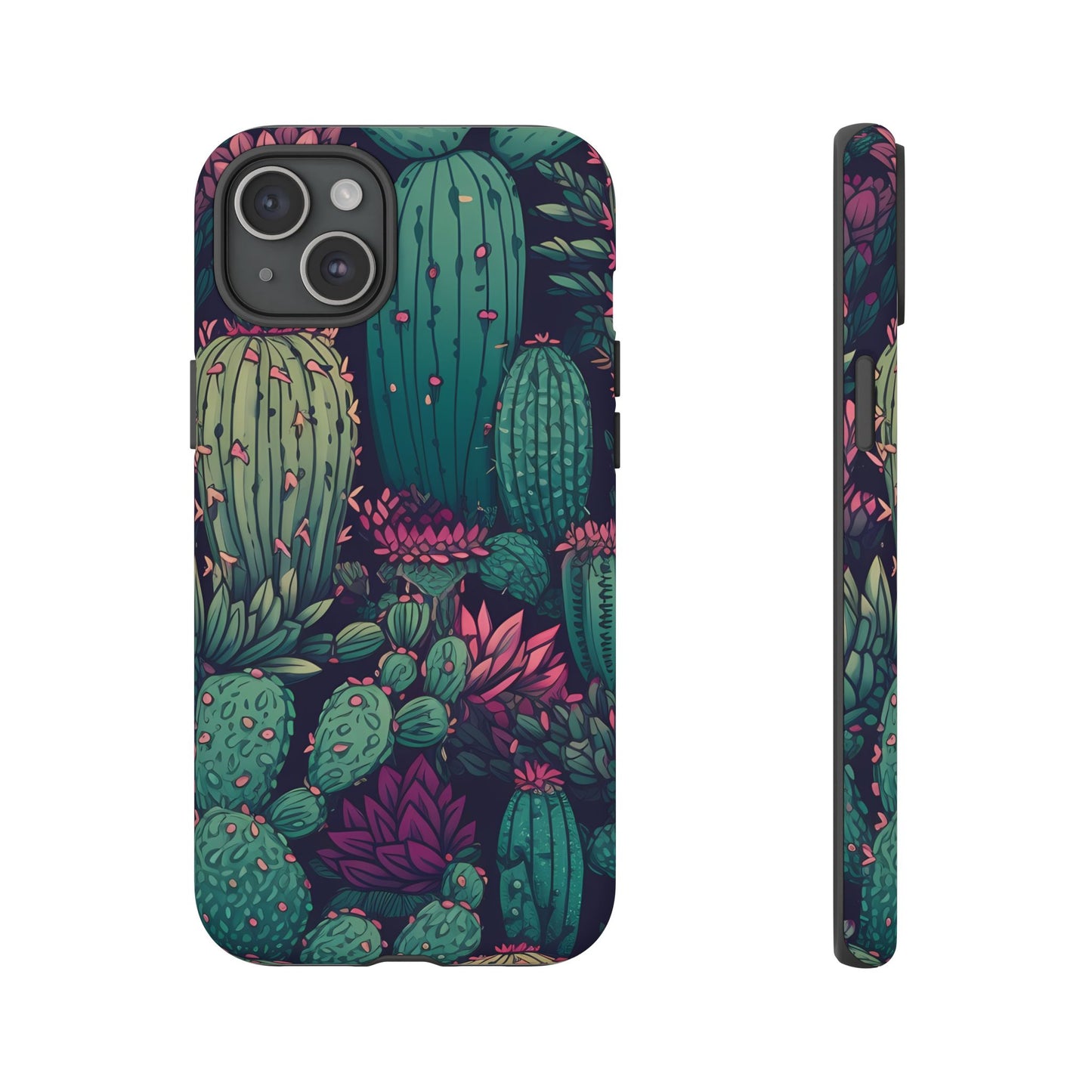 Succulent Garden Tough Phone Case – Bold & Stylish Protection for Plant Lovers