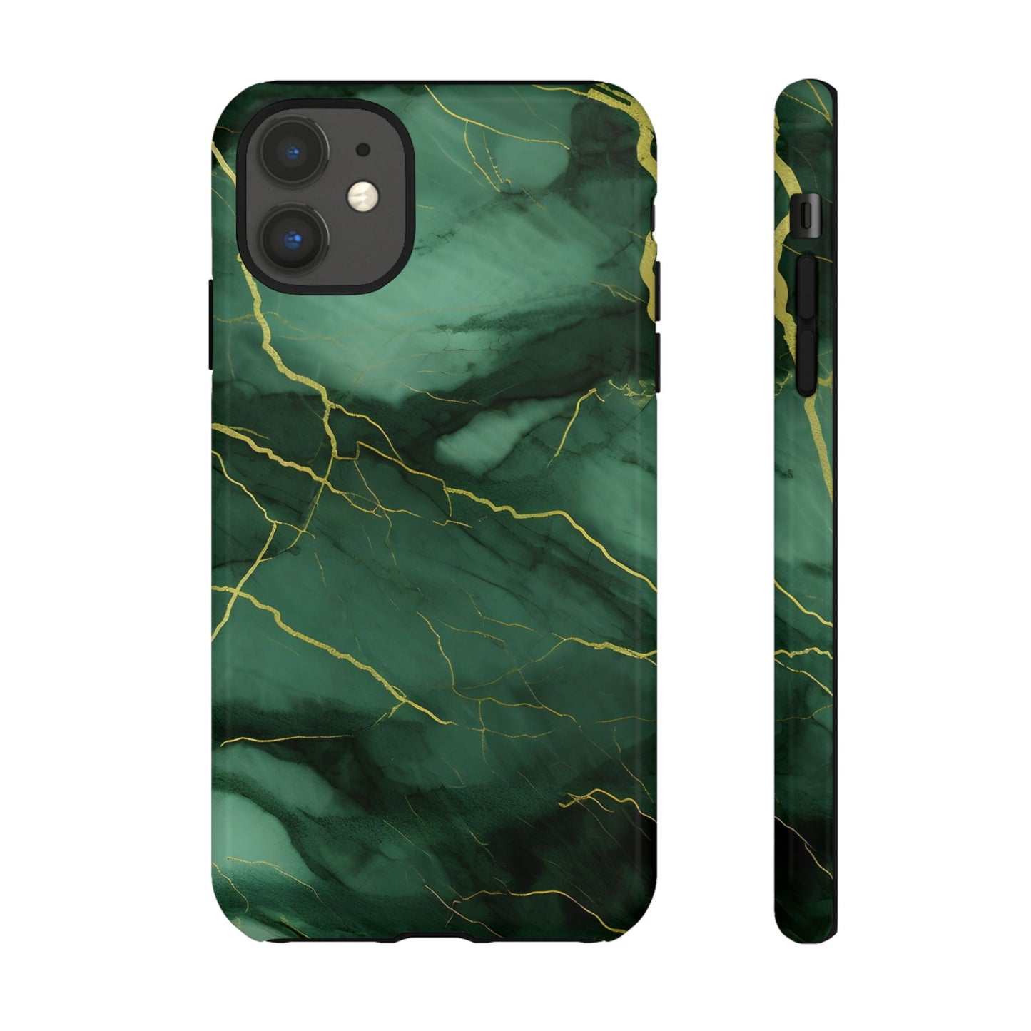 Hunter Green Marble - Tough Phone Case