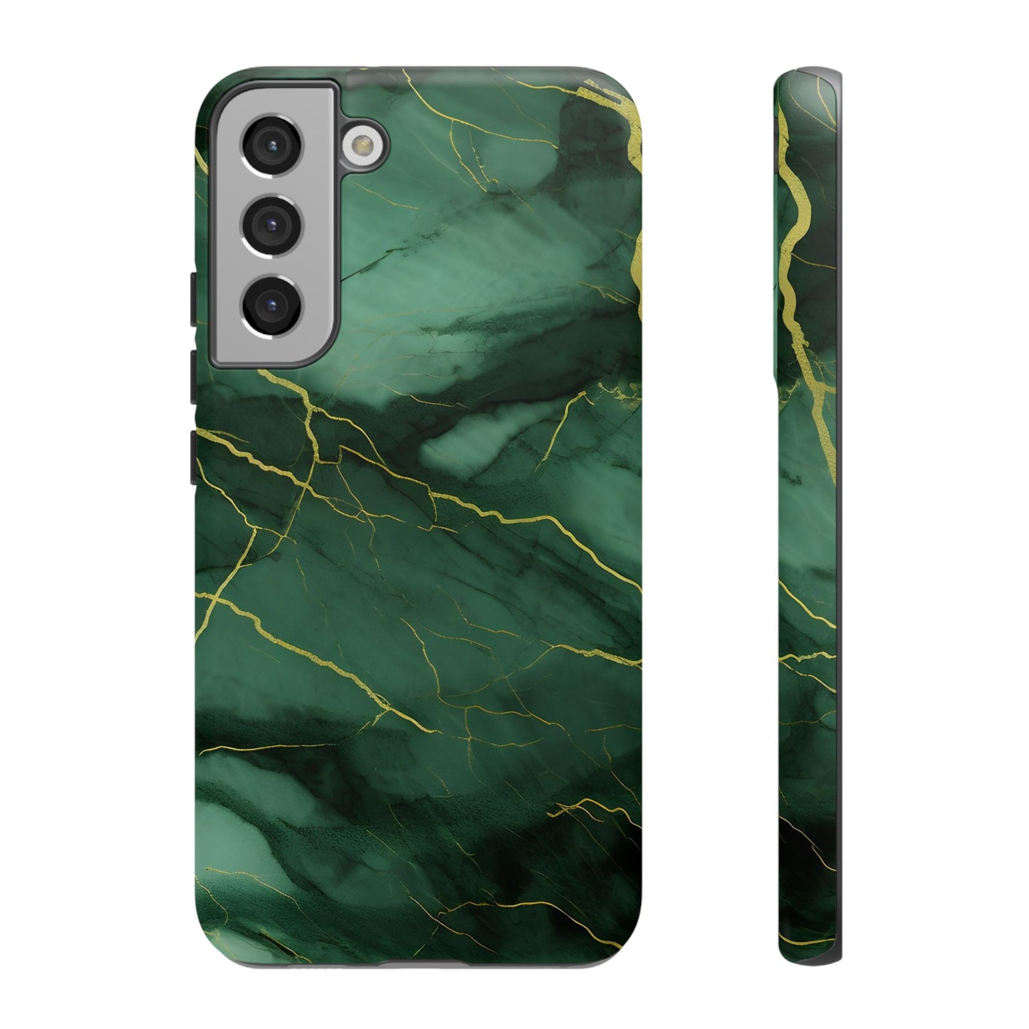 Hunter Green Marble - Tough Phone Case