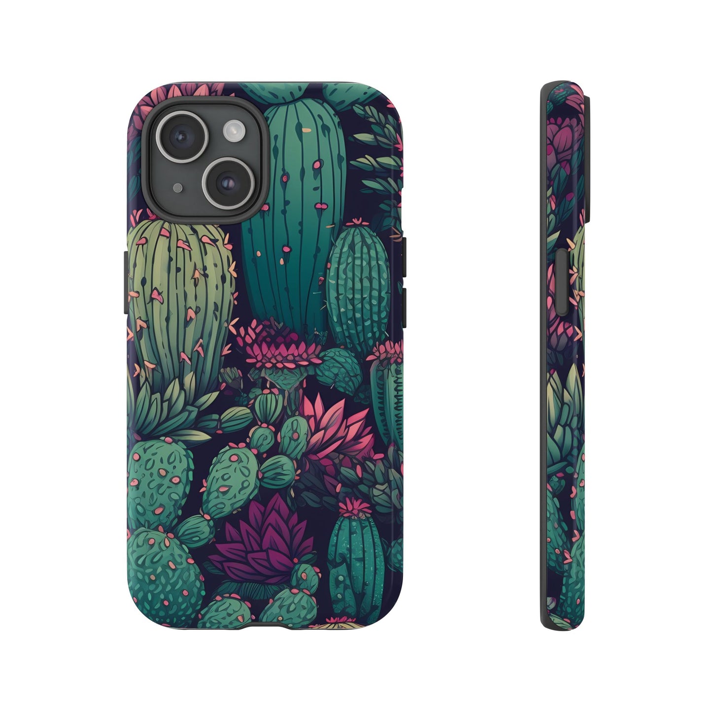 Succulent Garden Tough Phone Case – Bold & Stylish Protection for Plant Lovers