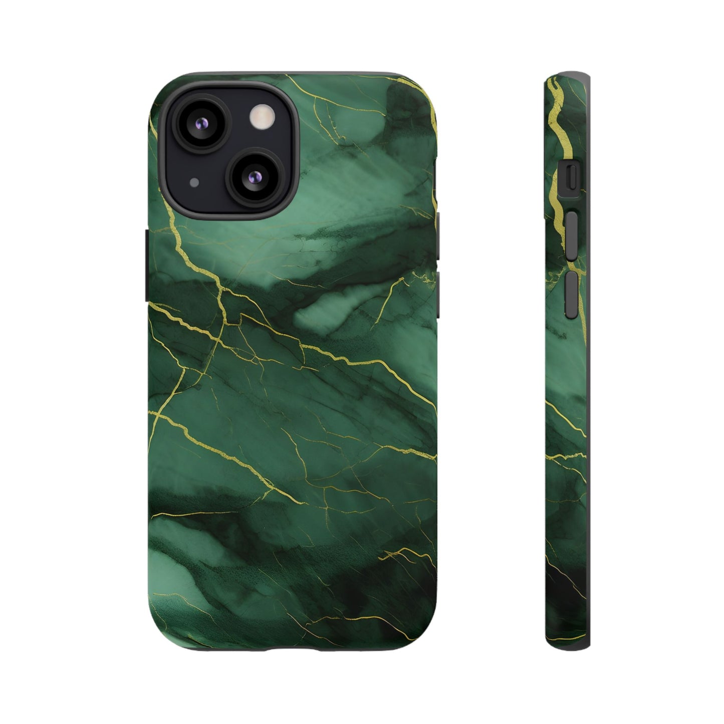 Hunter Green Marble - Tough Phone Case