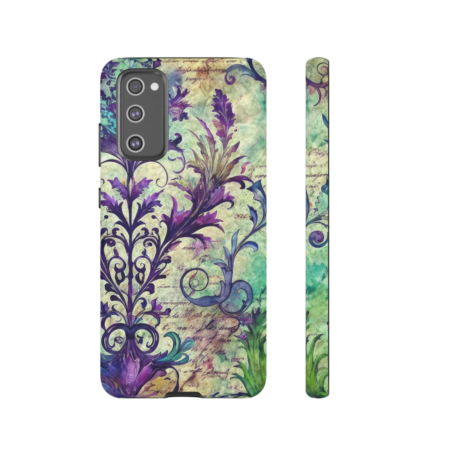 Purple Swirly Fun Tough Phone Case