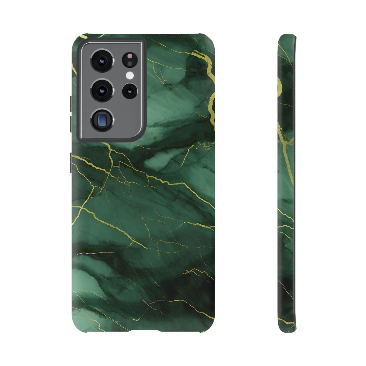 Hunter Green Marble - Tough Phone Case