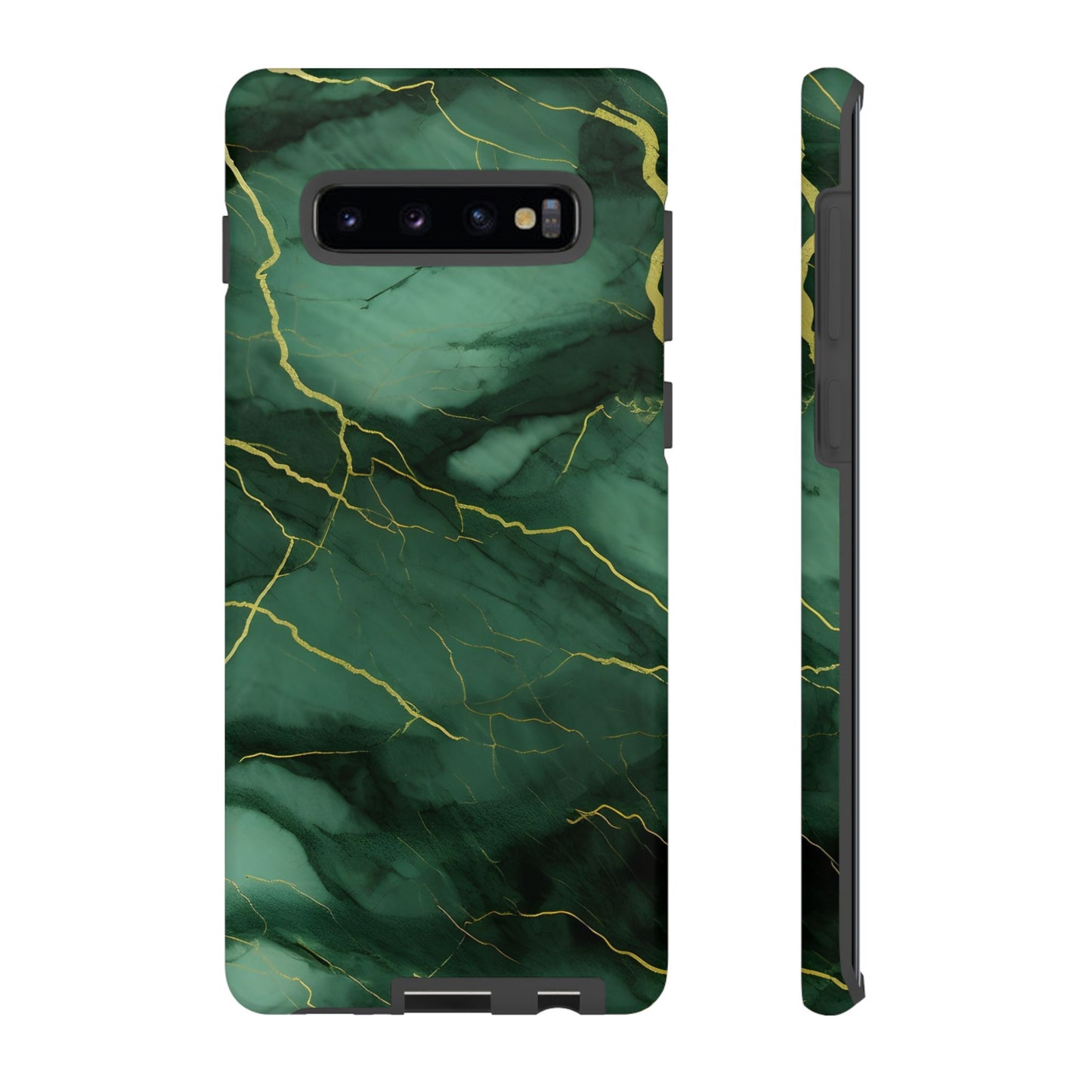 Hunter Green Marble - Tough Phone Case