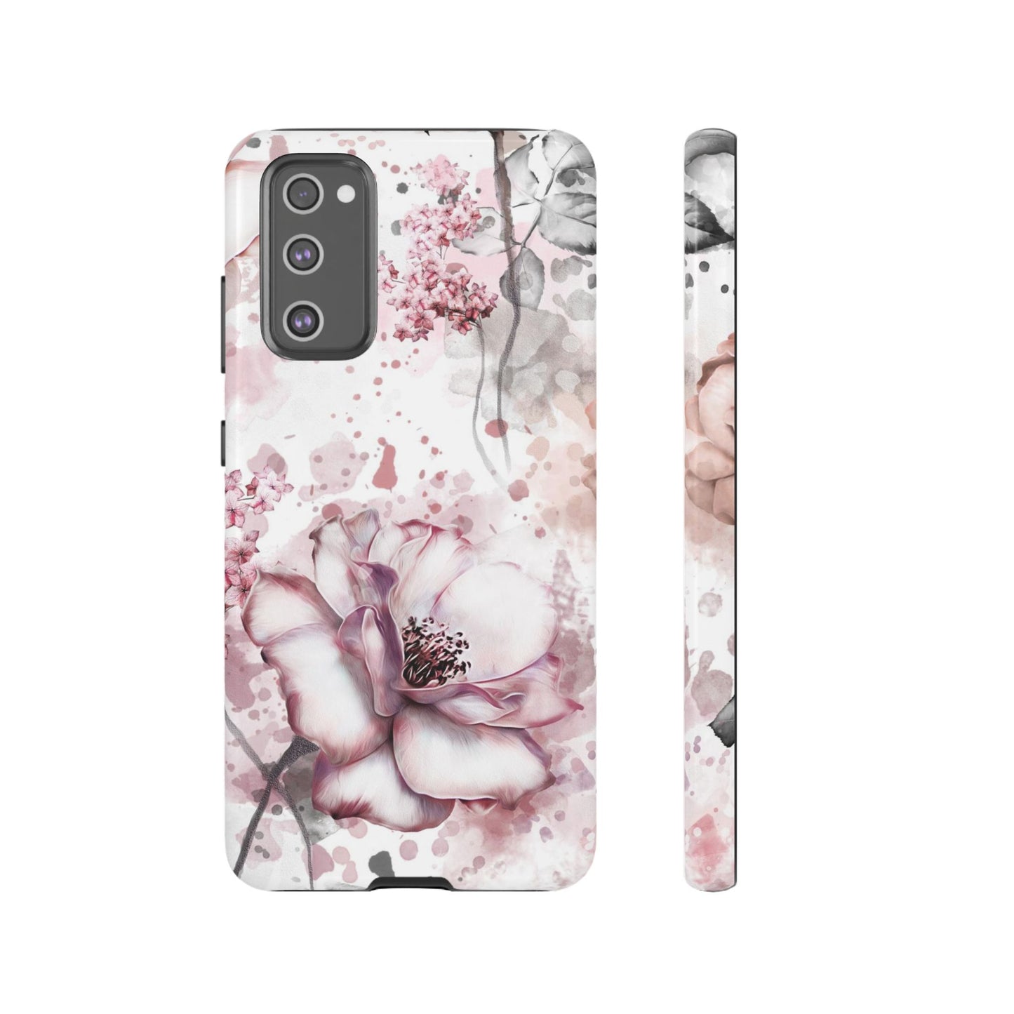 Pale Pink Florals  - Tough Phone Case