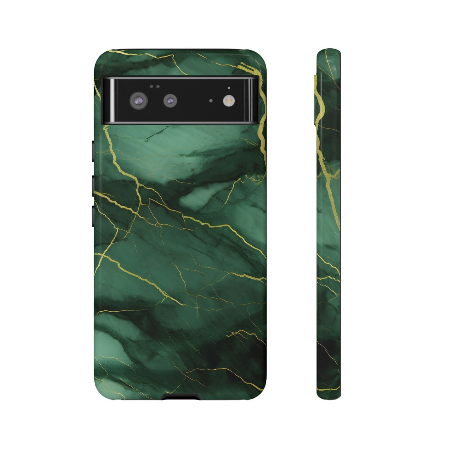Hunter Green Marble - Tough Phone Case