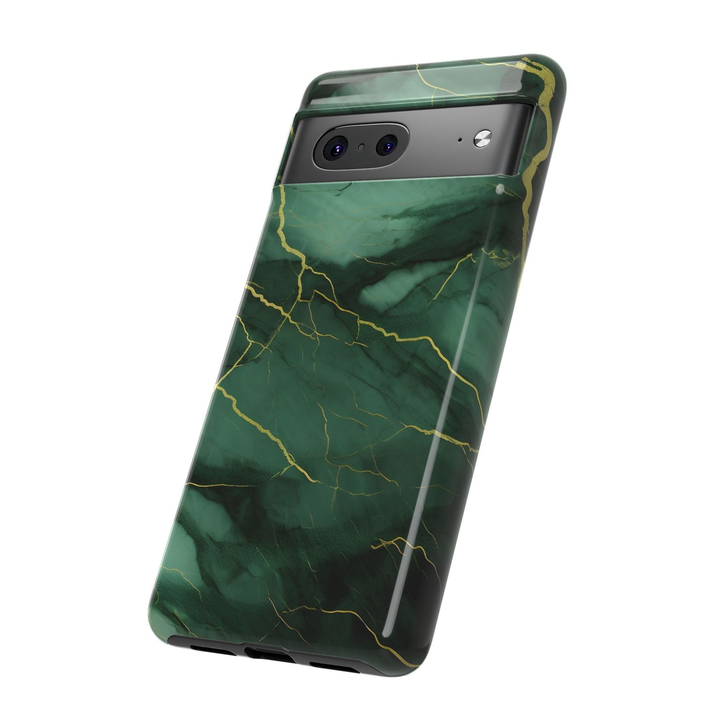 Hunter Green Marble - Tough Phone Case