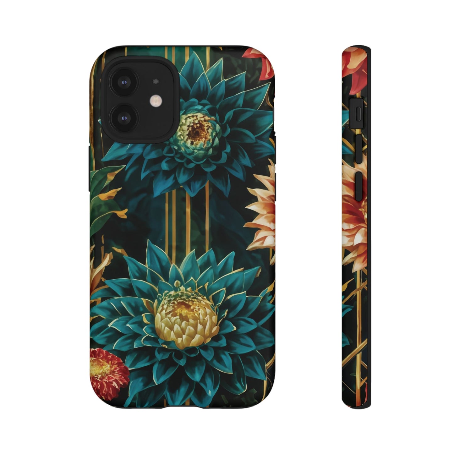 Bold Bloom Garden Tough Phone Case – Dramatic Florals for Statement-Makers