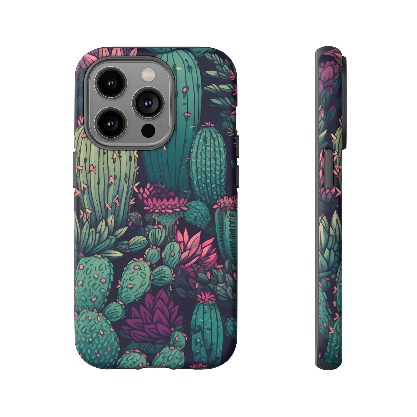 Succulent Garden Tough Phone Case – Bold & Stylish Protection for Plant Lovers