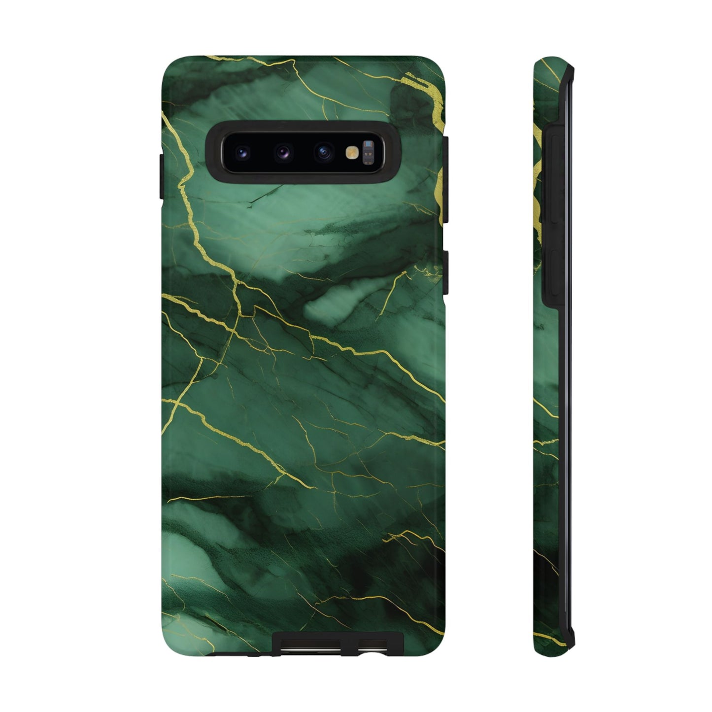 Hunter Green Marble - Tough Phone Case