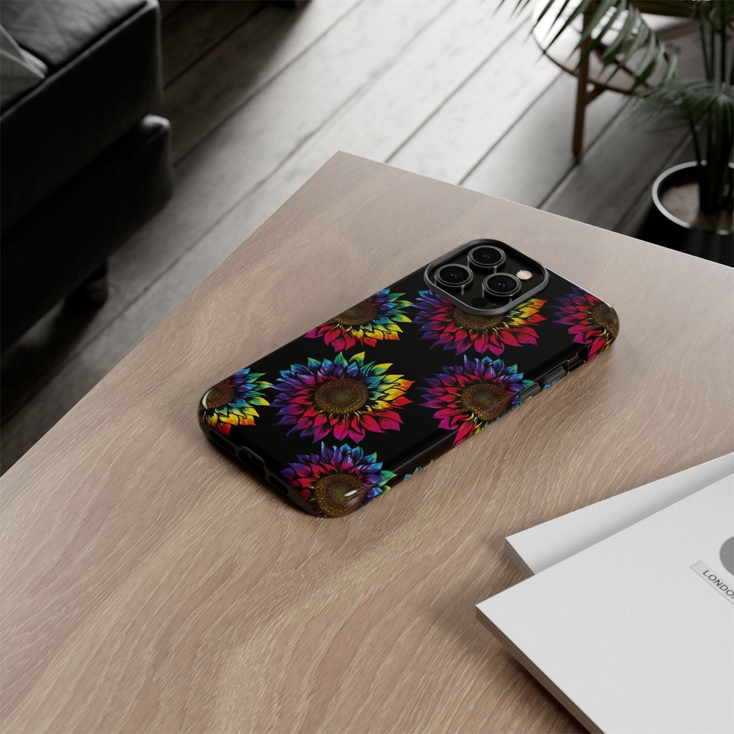 Rainbow Sunflowers - Tough Phone Case