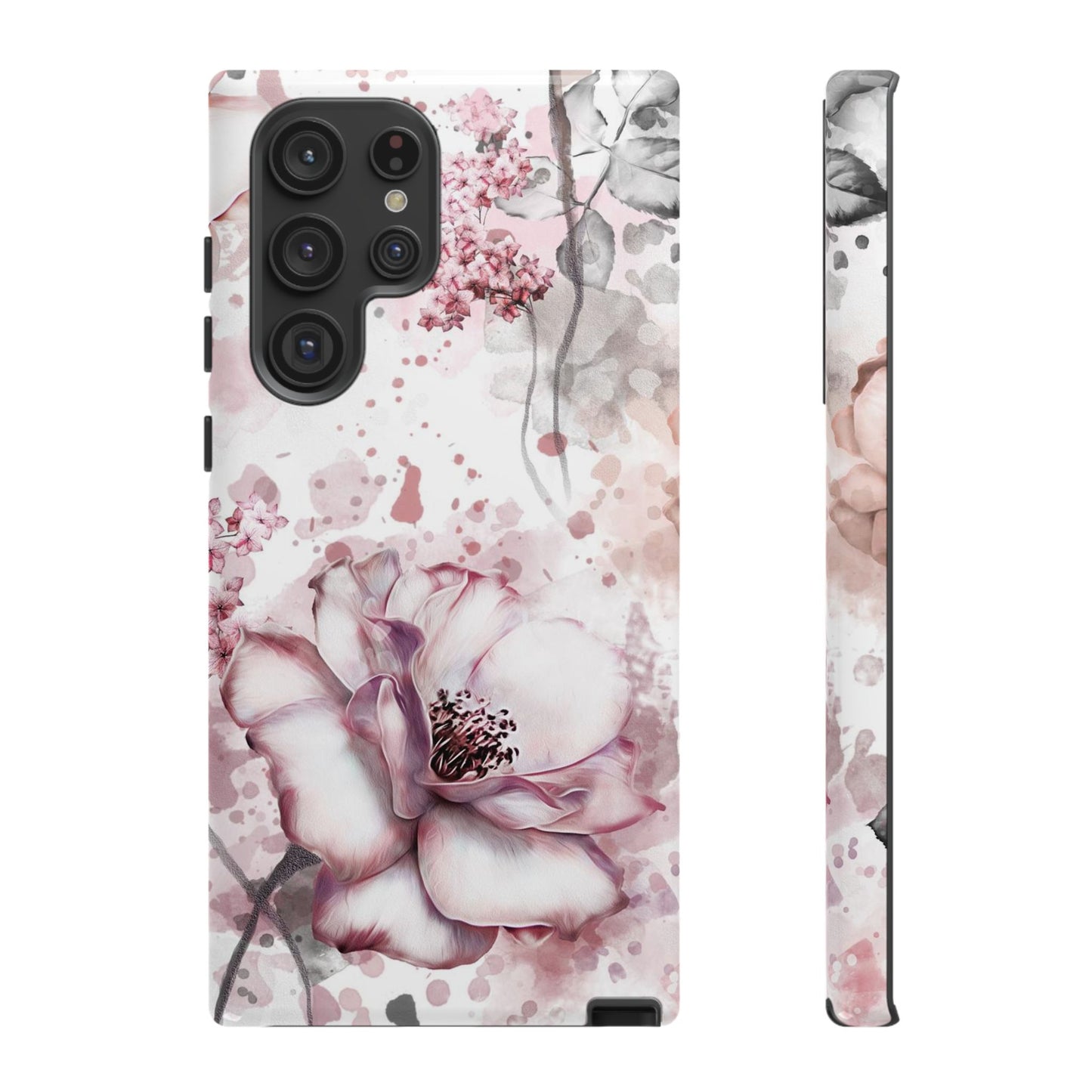 Pale Pink Florals  - Tough Phone Case