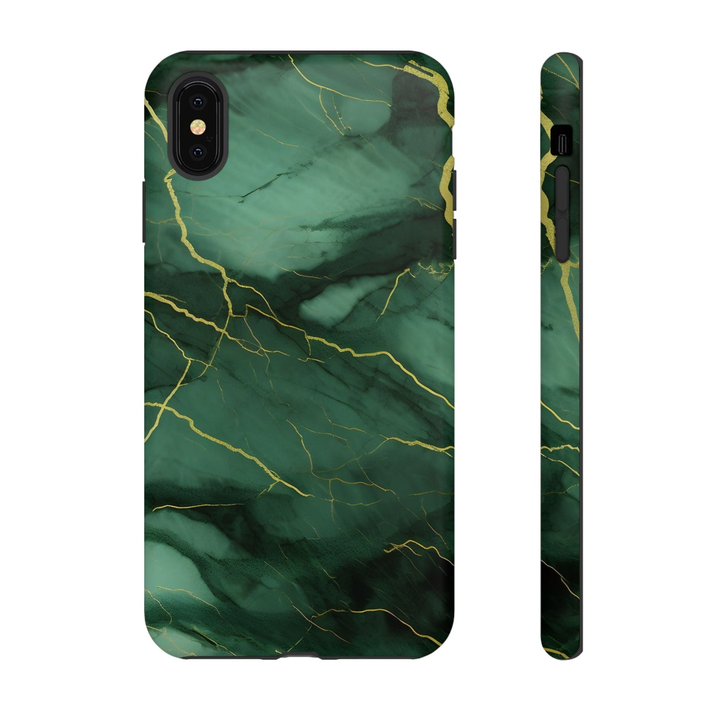 Hunter Green Marble - Tough Phone Case