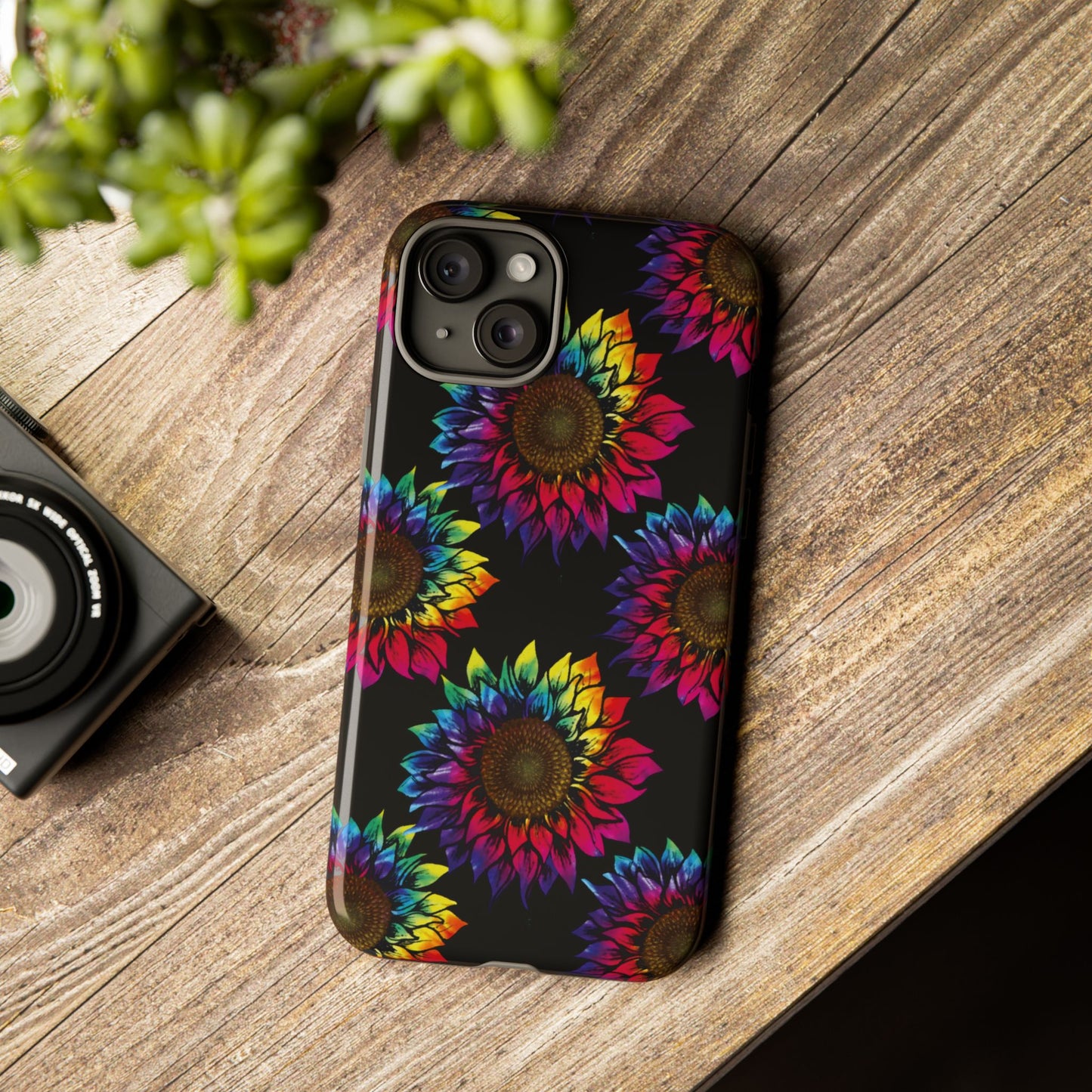 Rainbow Sunflowers - Tough Phone Case
