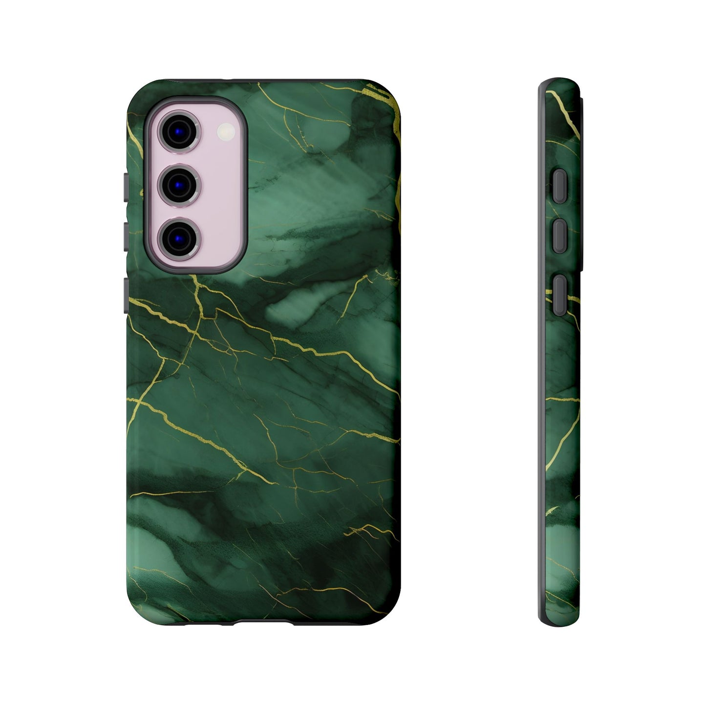 Hunter Green Marble - Tough Phone Case