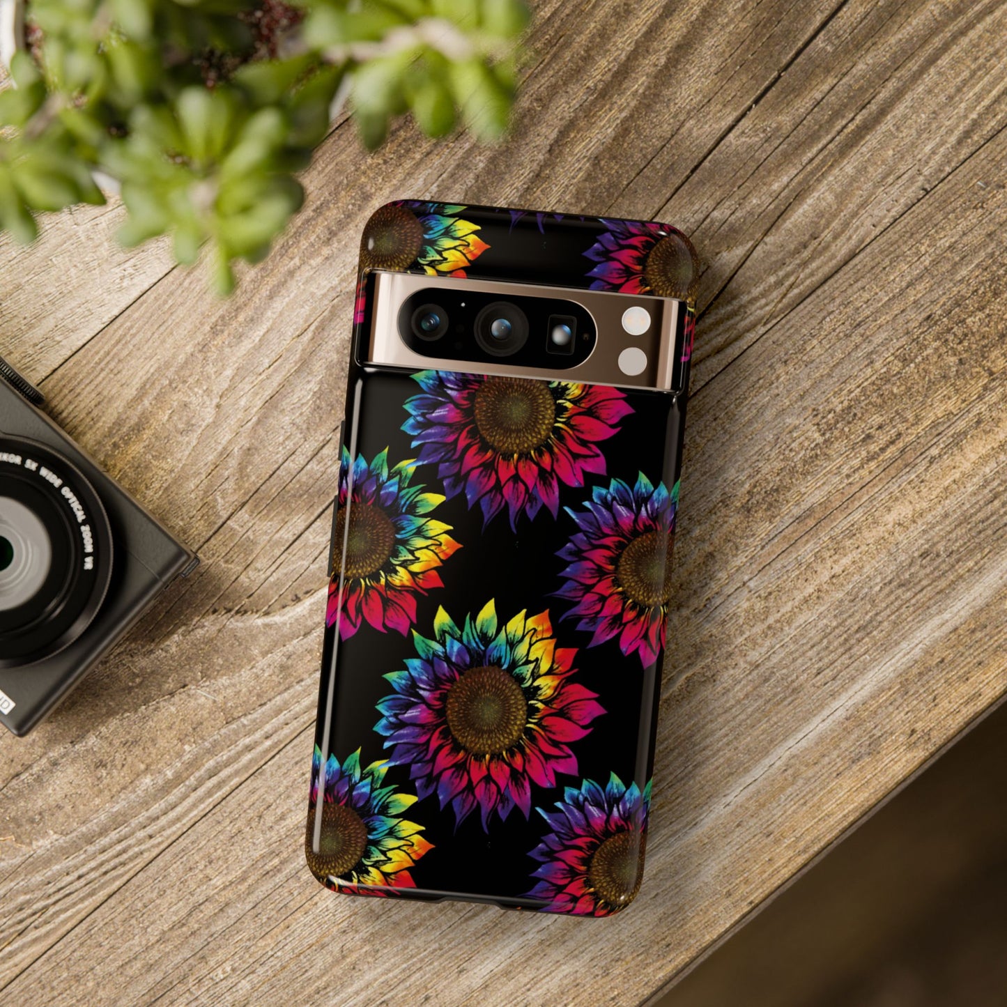 Rainbow Sunflowers - Tough Phone Case