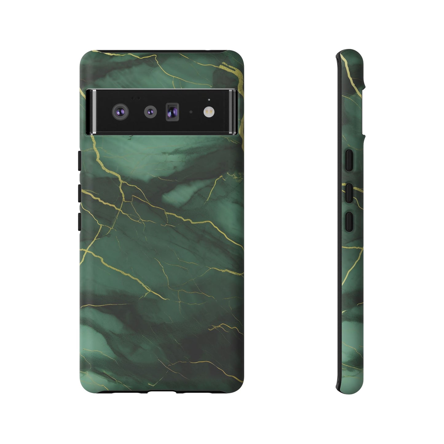 Hunter Green Marble - Tough Phone Case