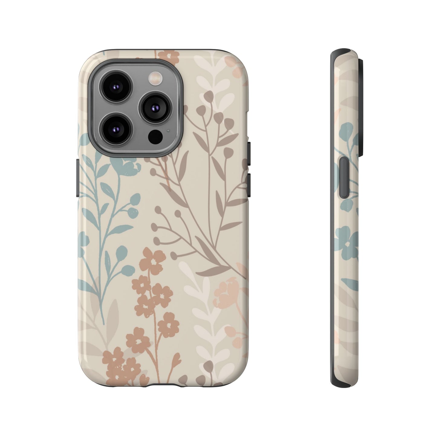 Gentle Boho Florals - Tough Phone Case