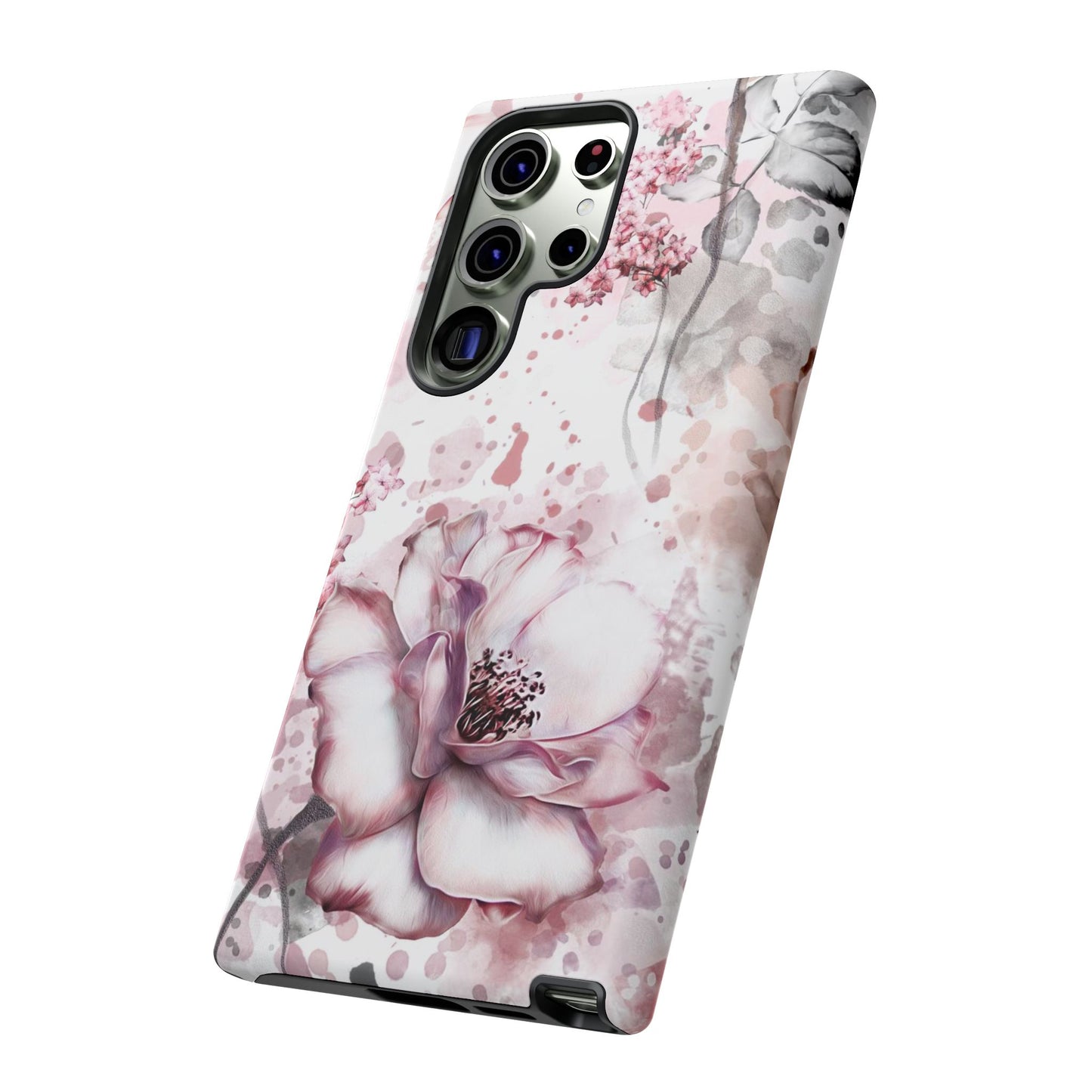 Pale Pink Florals  - Tough Phone Case