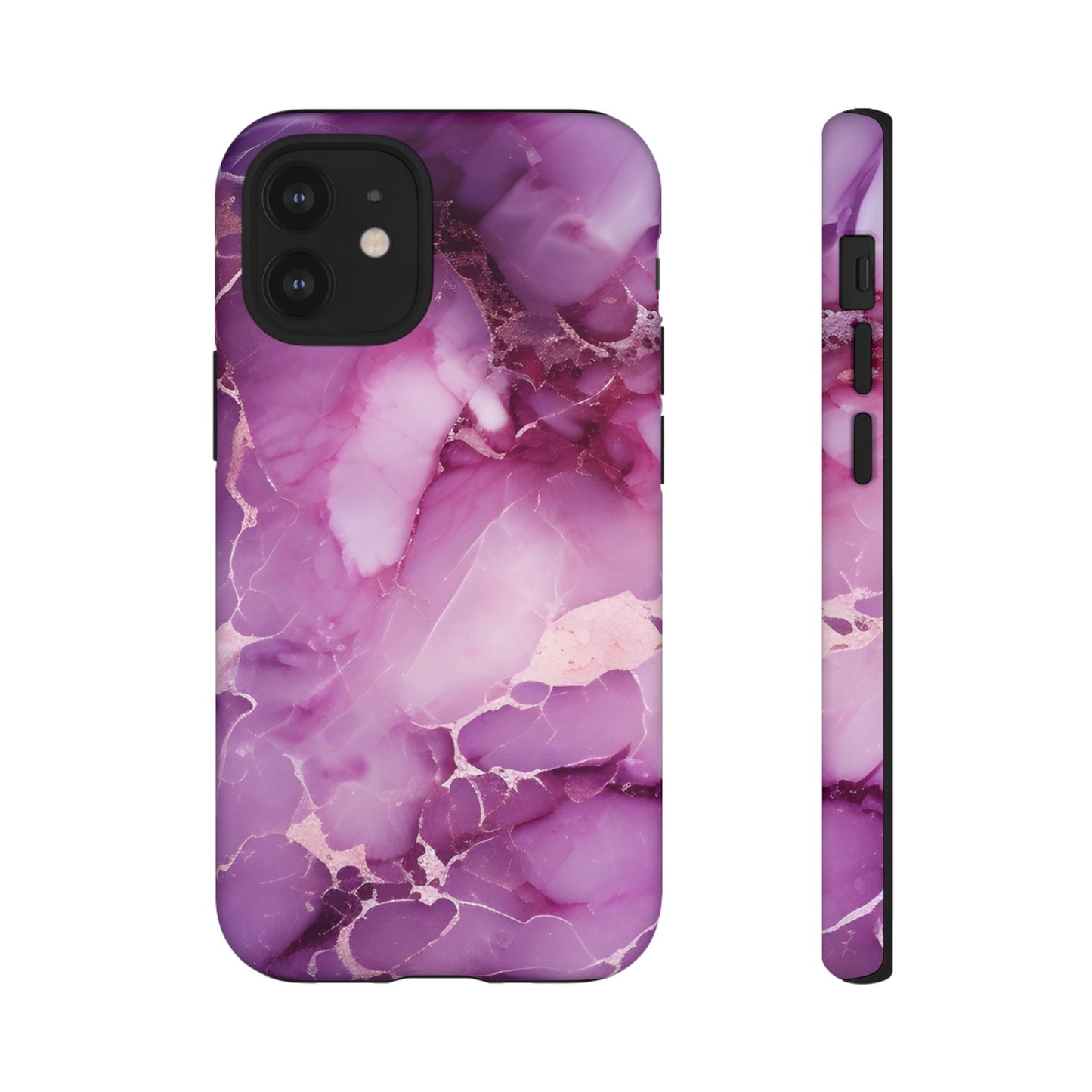 Purple Marble Tough Phone Case