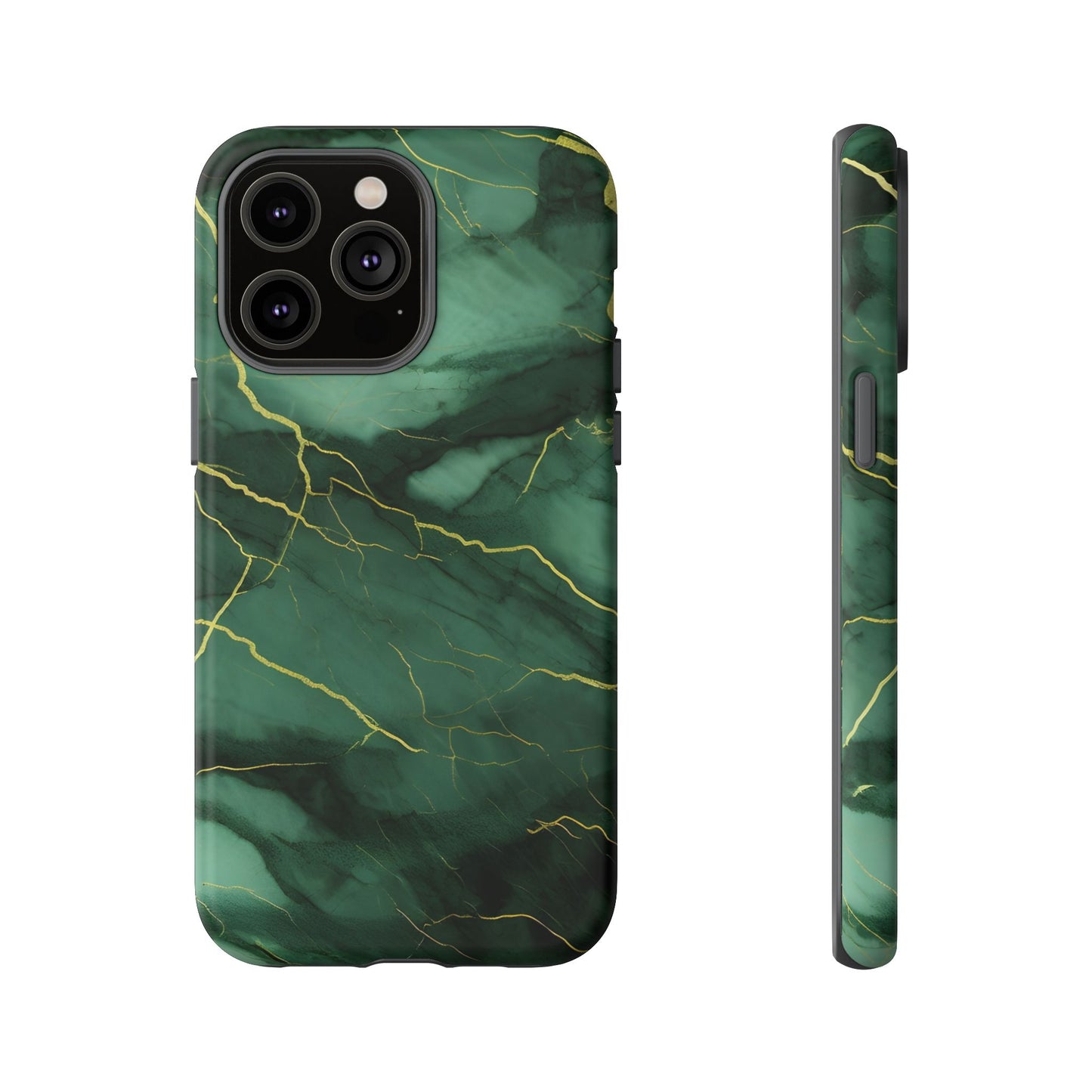 Hunter Green Marble - Tough Phone Case