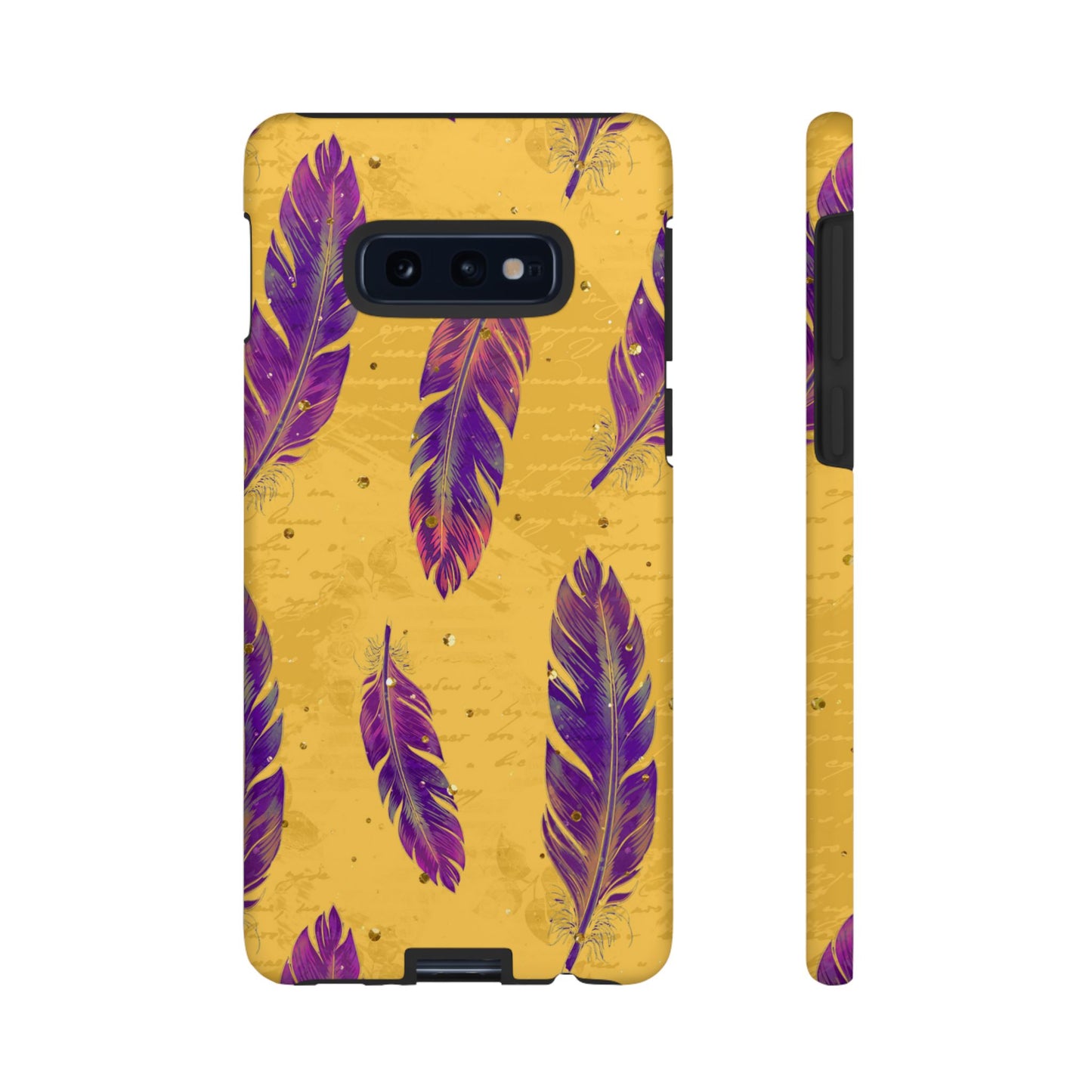 Purple Feathers - Tough Phone Case