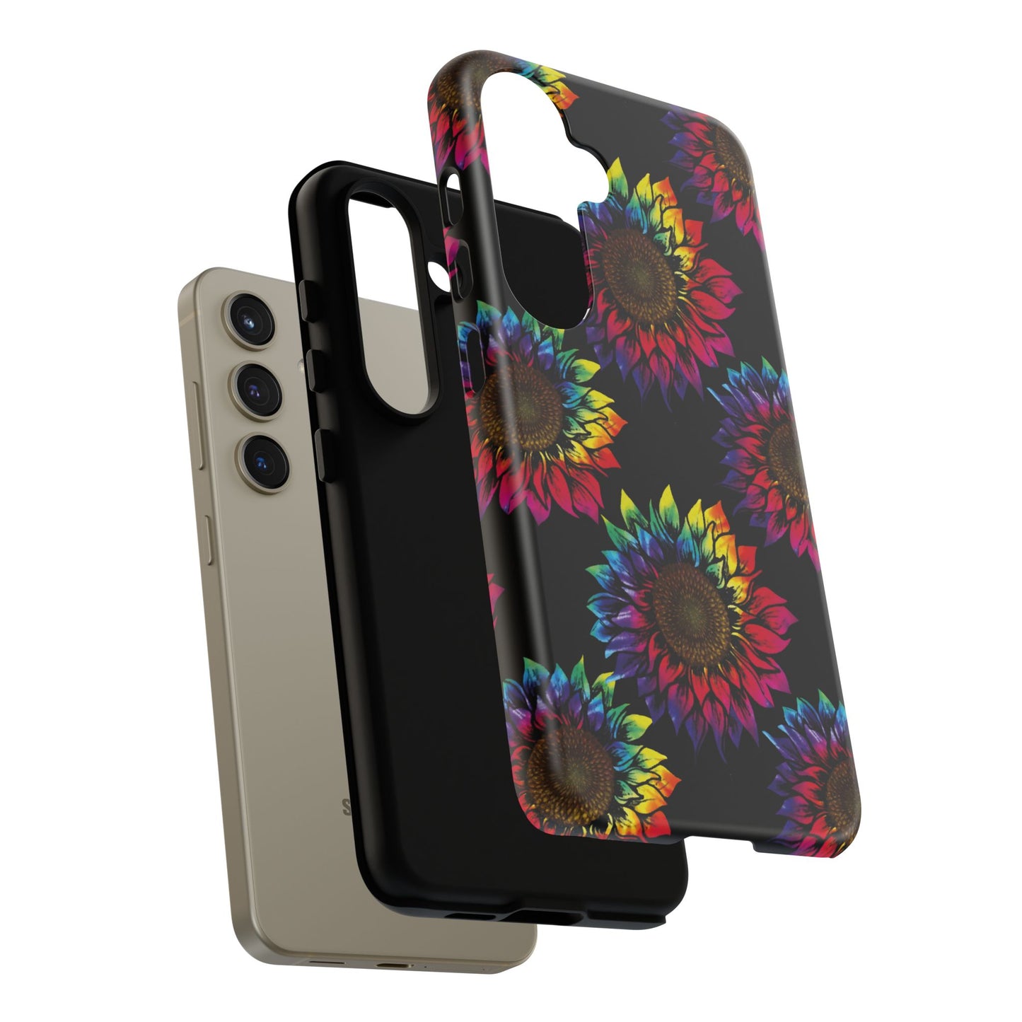 Rainbow Sunflowers - Tough Phone Case