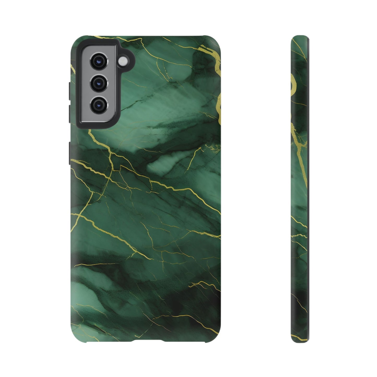 Hunter Green Marble - Tough Phone Case