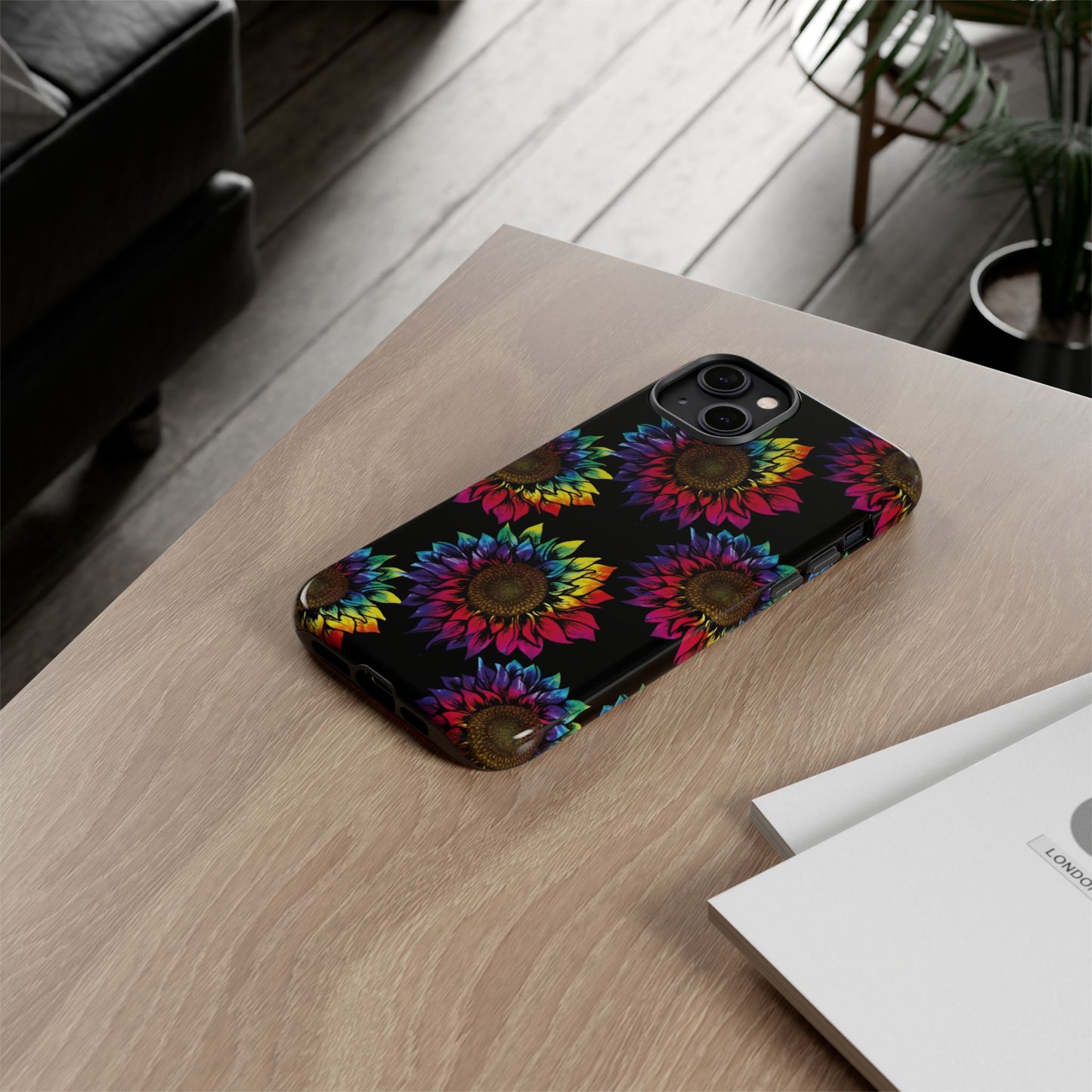 Rainbow Sunflowers - Tough Phone Case
