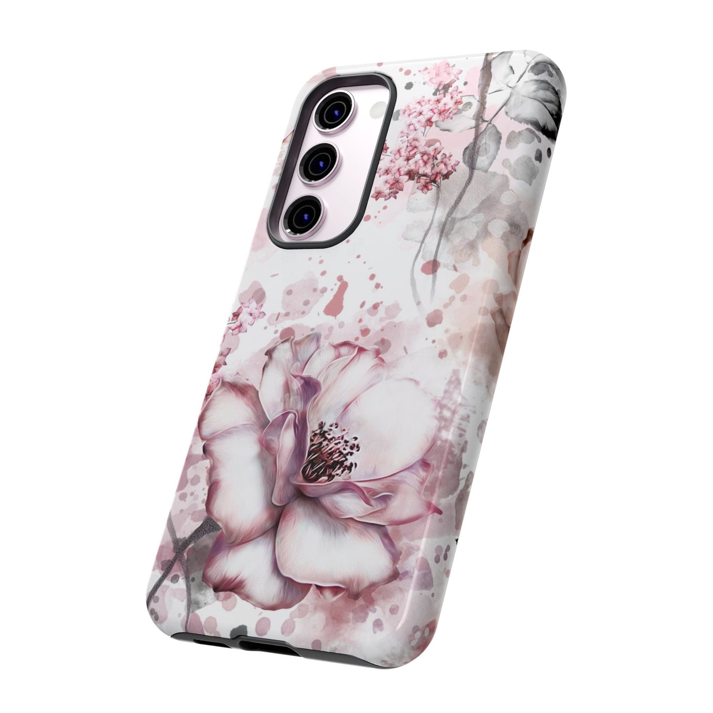 Pale Pink Florals  - Tough Phone Case