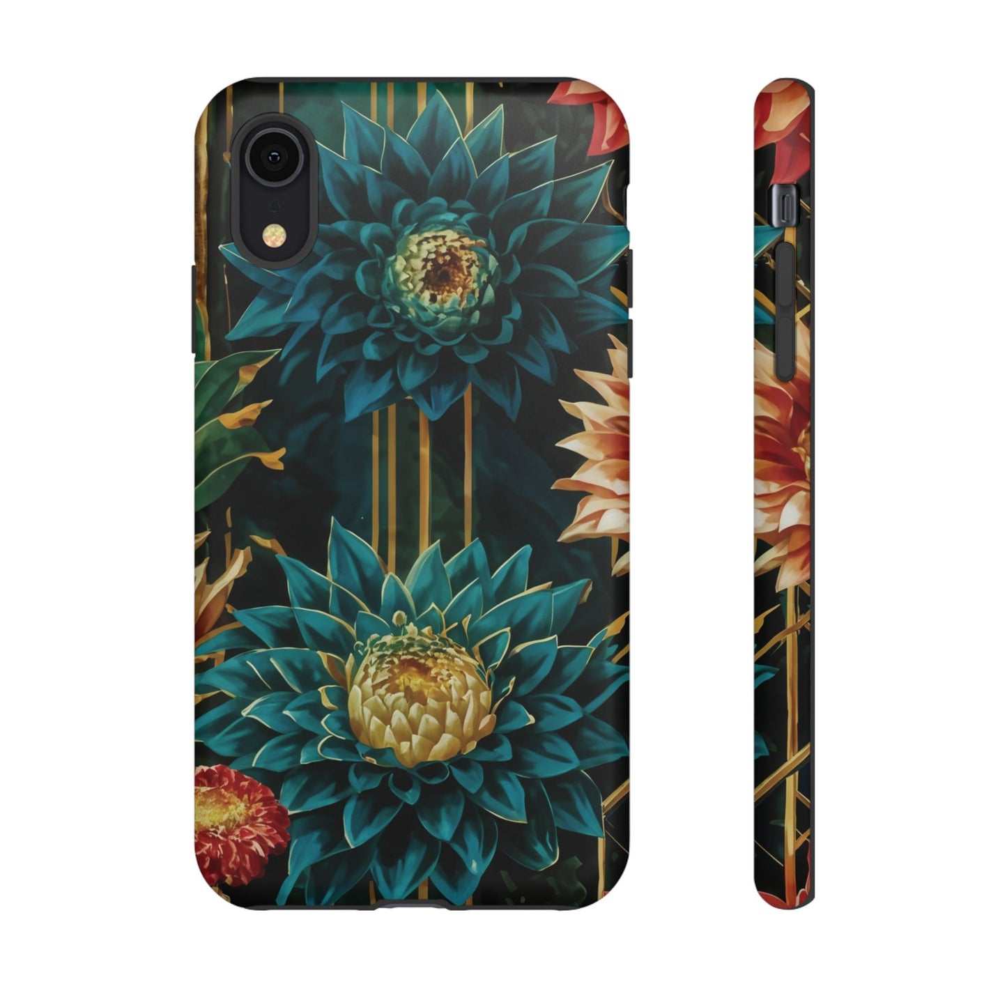 Bold Bloom Garden Tough Phone Case – Dramatic Florals for Statement-Makers