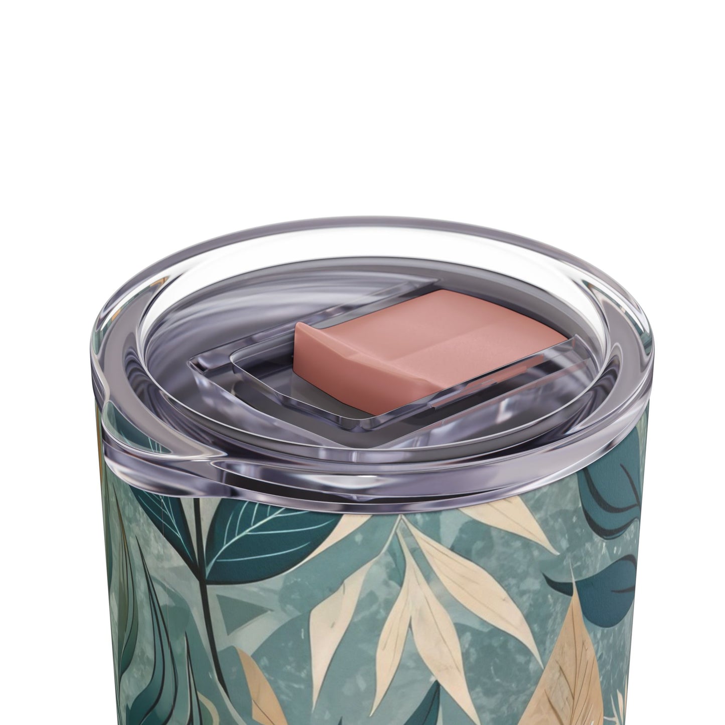 Boho Leaves Matte Skinny Tumbler – 20oz Insulated Drinkware with Plant-Lover Style