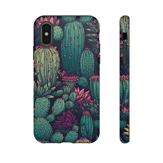 Succulent Garden Tough Phone Case – Bold & Stylish Protection for Plant Lovers