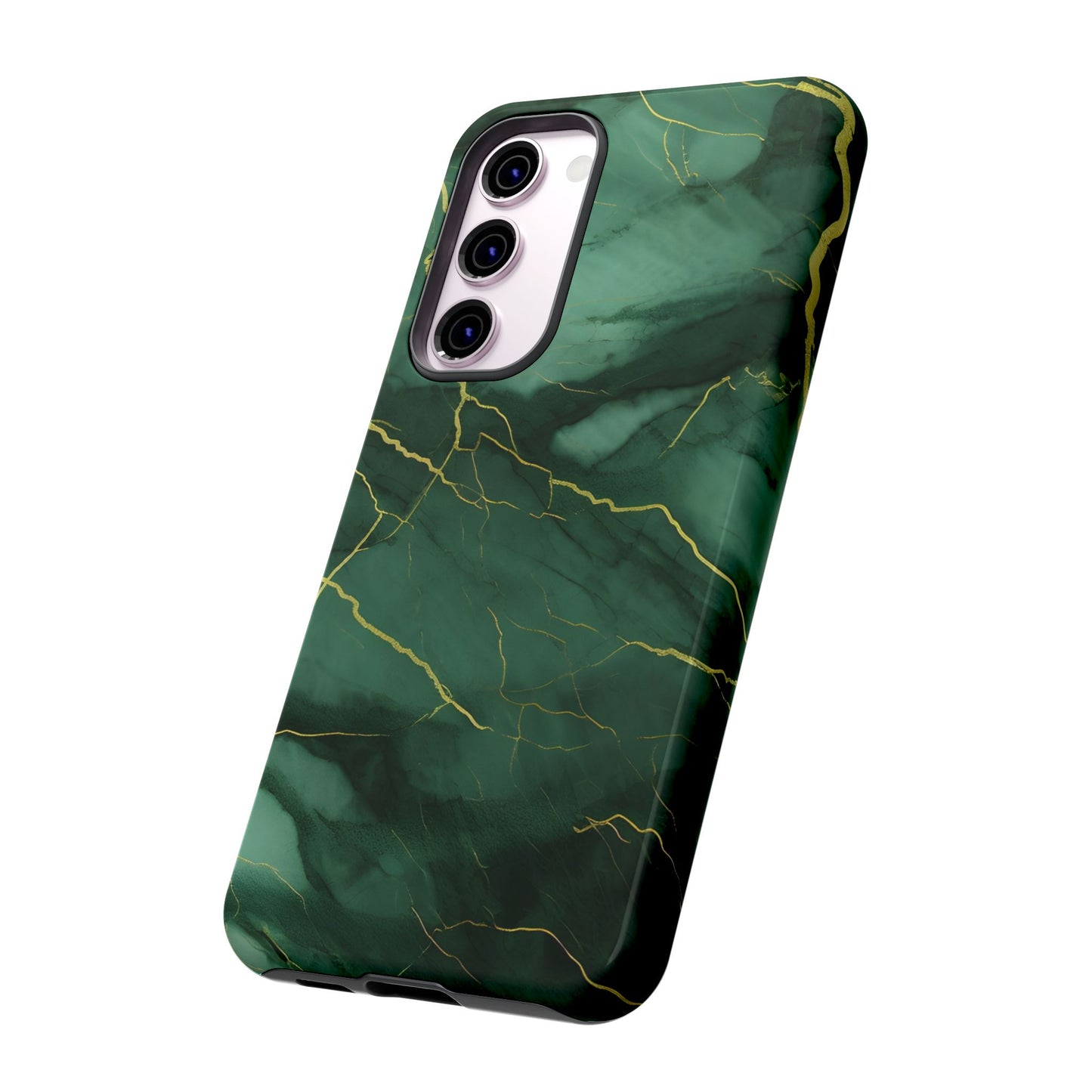 Hunter Green Marble - Tough Phone Case