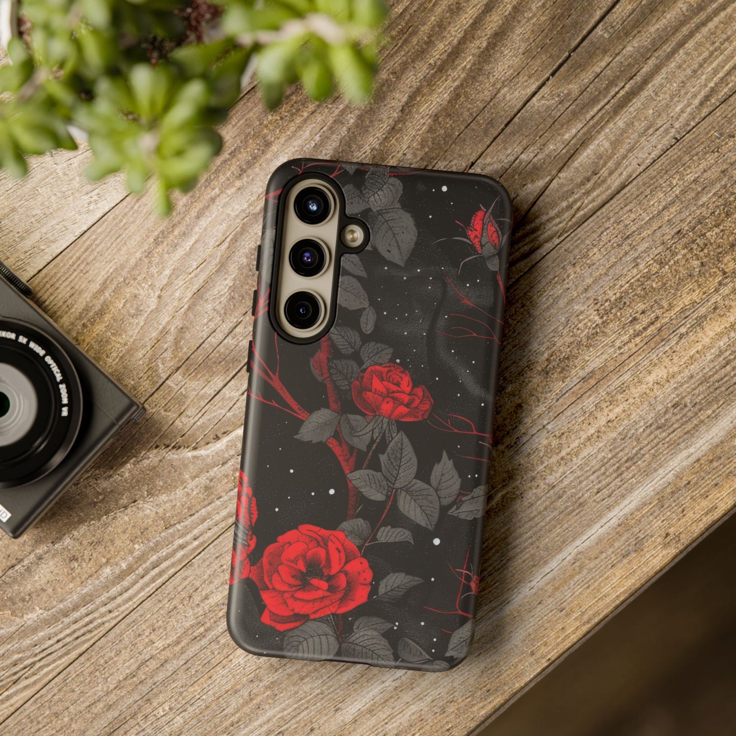Dark Red Roses  - Tough Phone Case