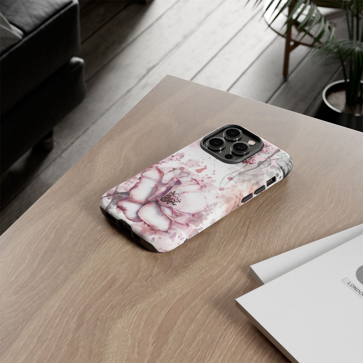 Pale Pink Florals  - Tough Phone Case