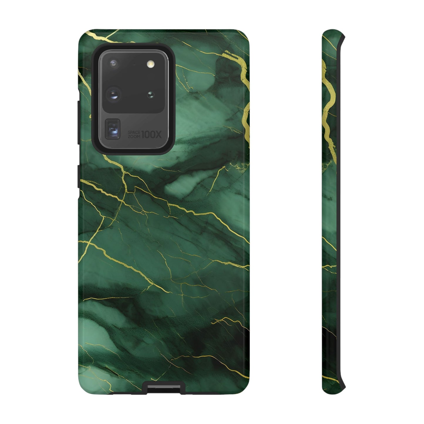 Hunter Green Marble - Tough Phone Case