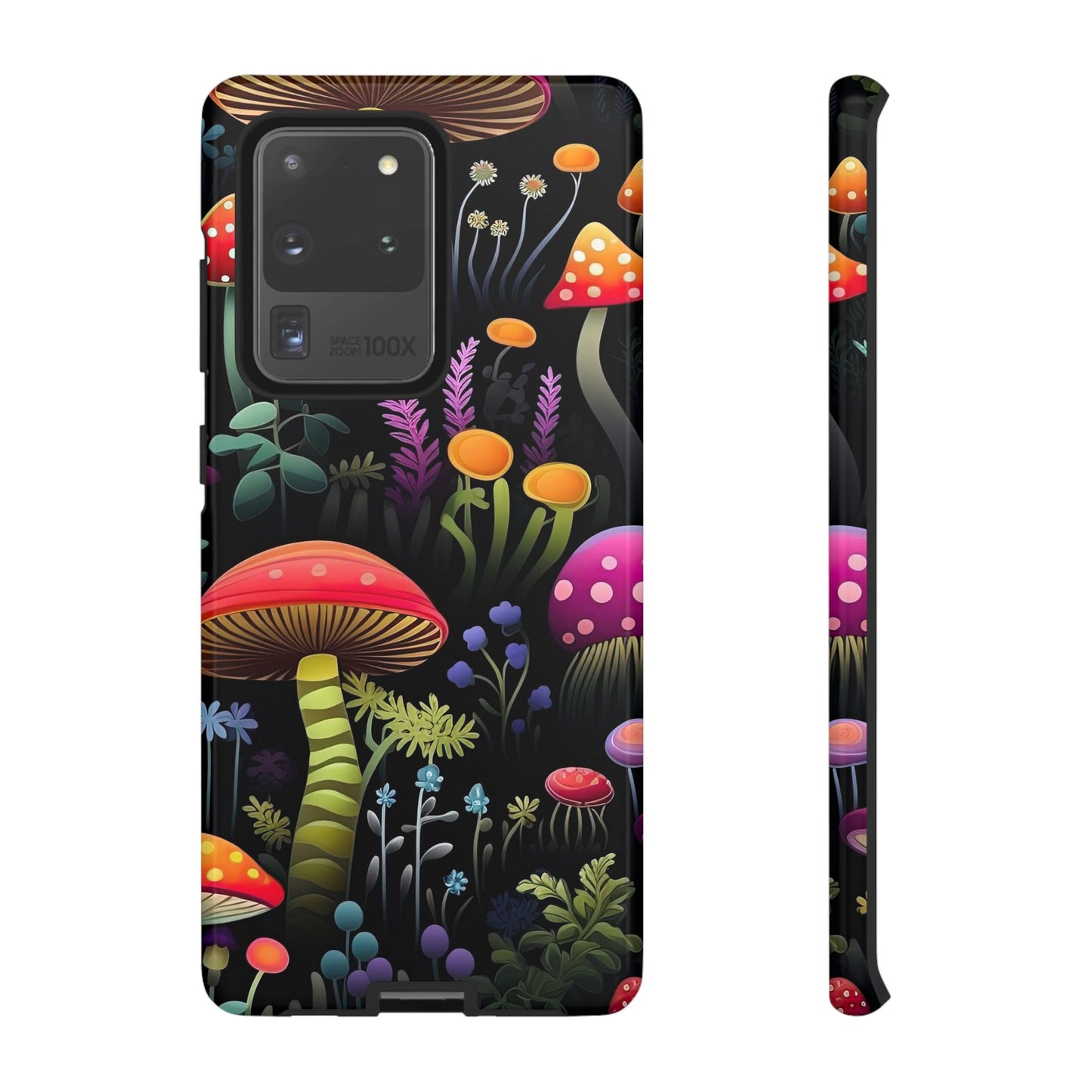 Dark Forest Mushrooms Tough Cell Phone Case