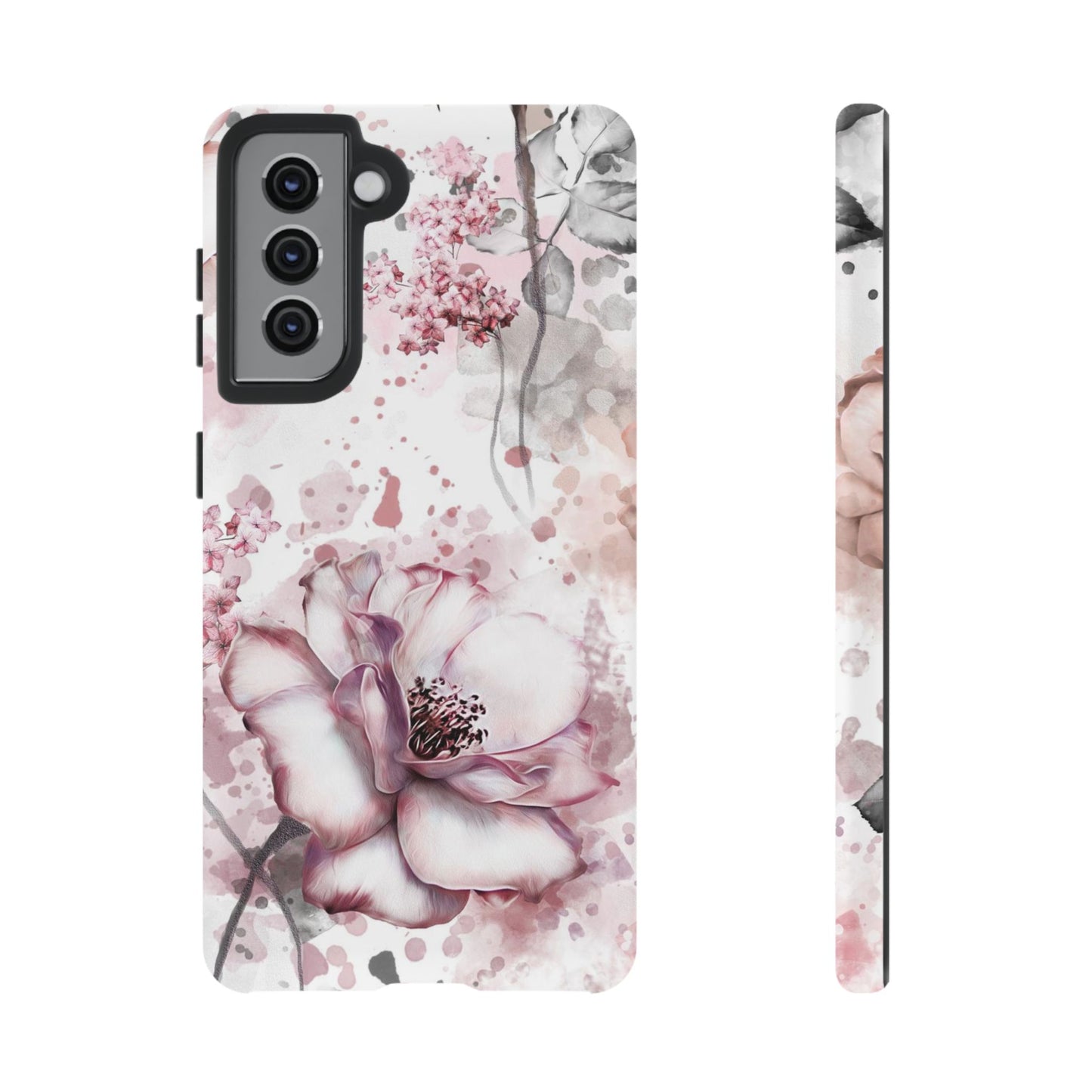 Pale Pink Florals  - Tough Phone Case