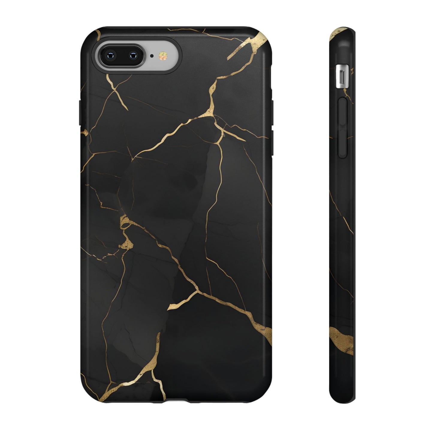 Black Marble  - Tough Phone Case