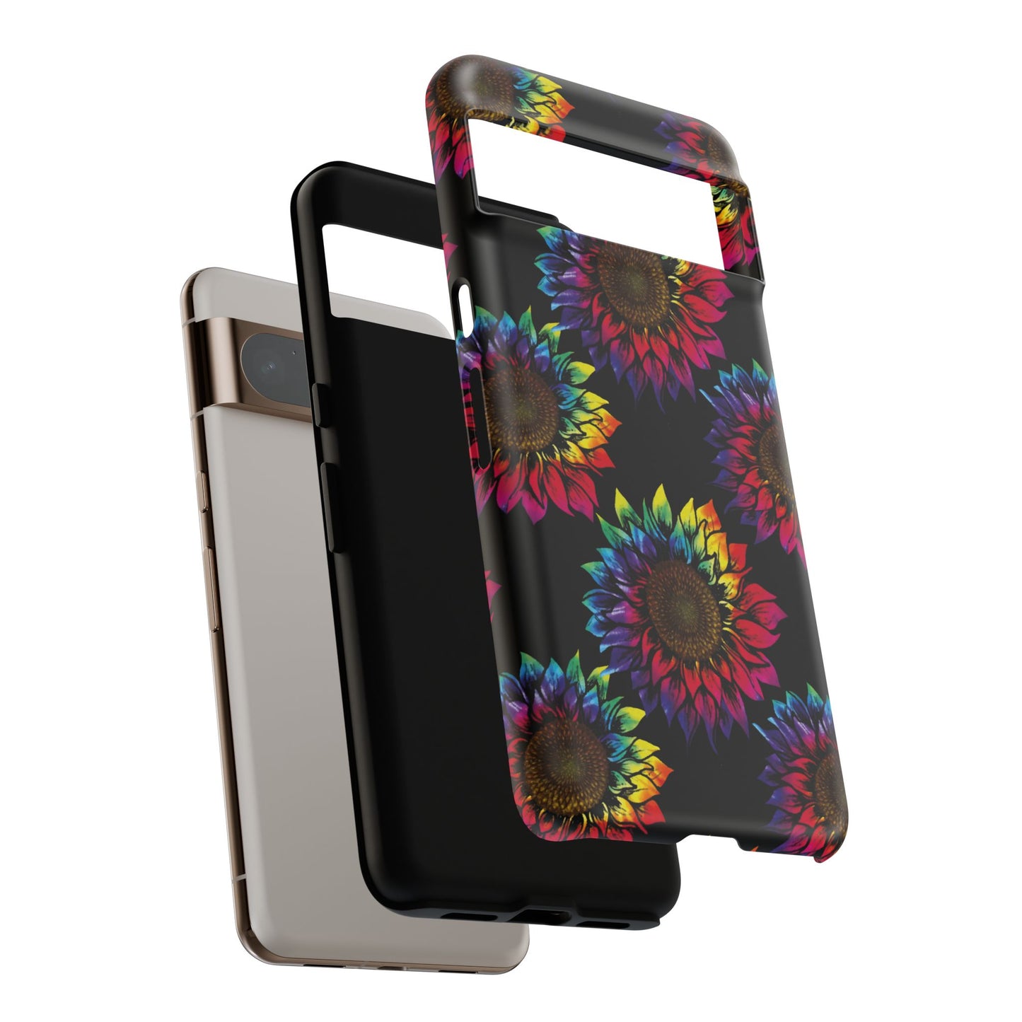 Rainbow Sunflowers - Tough Phone Case