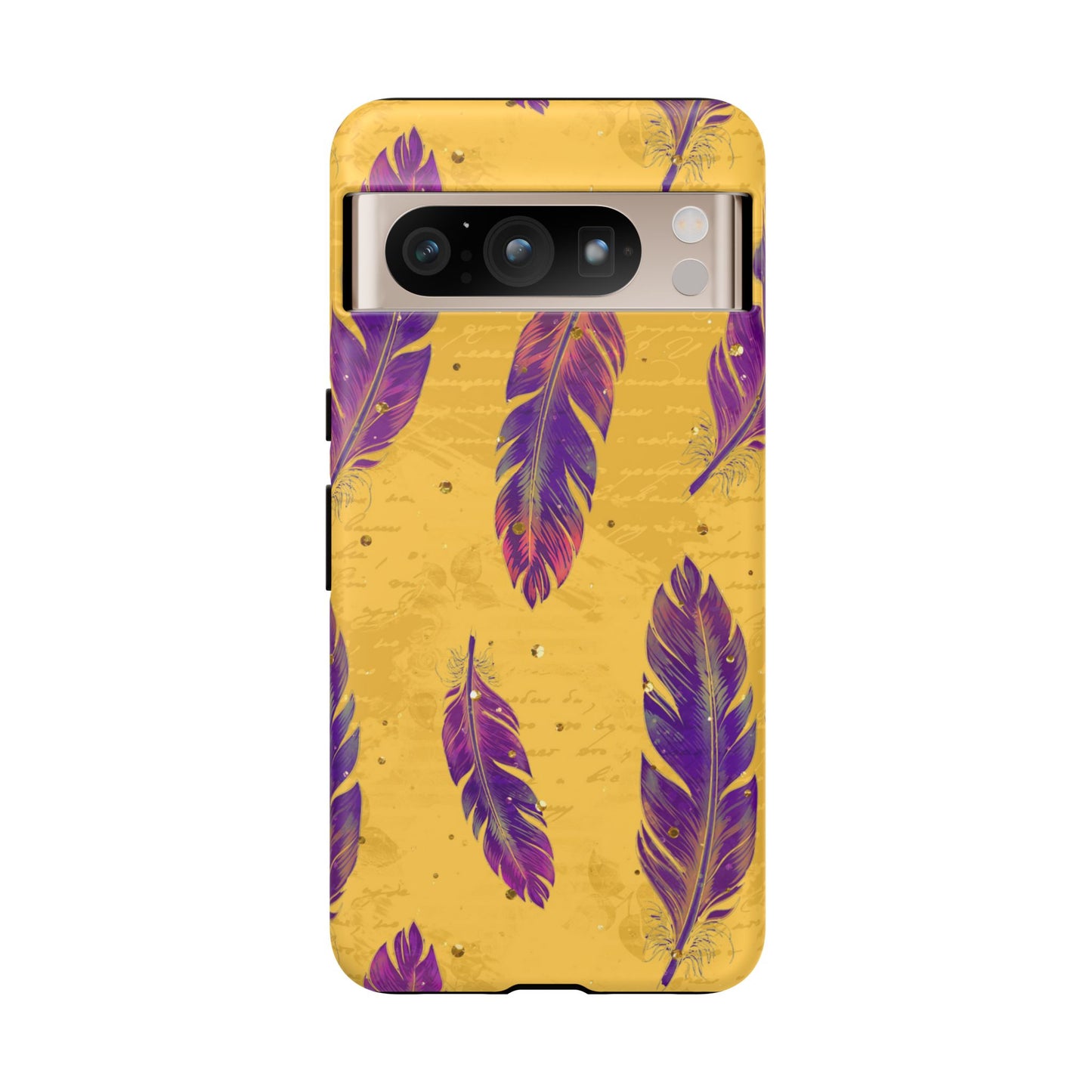Purple Feathers - Tough Phone Case